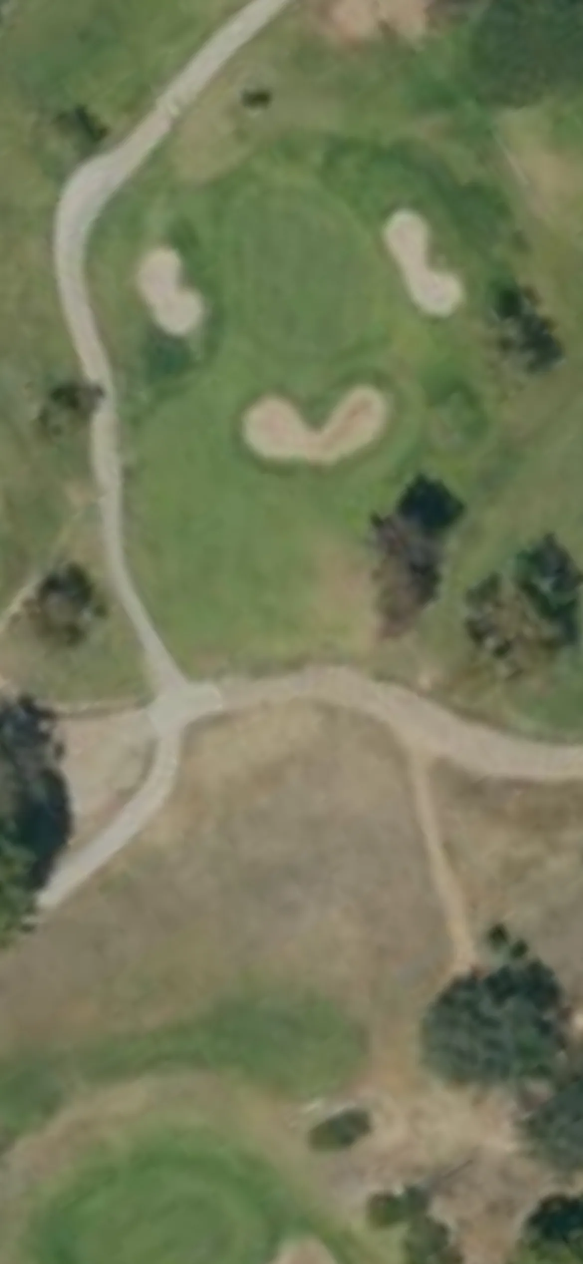 Vista Valencia Golf Club - Vista hole 14 aerial preview, par 3, 142 yards