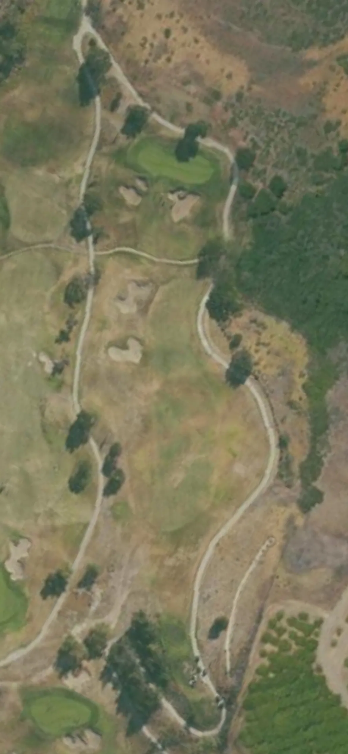 Glen Annie Golf Club hole 12 aerial preview, par 4, 286 yards