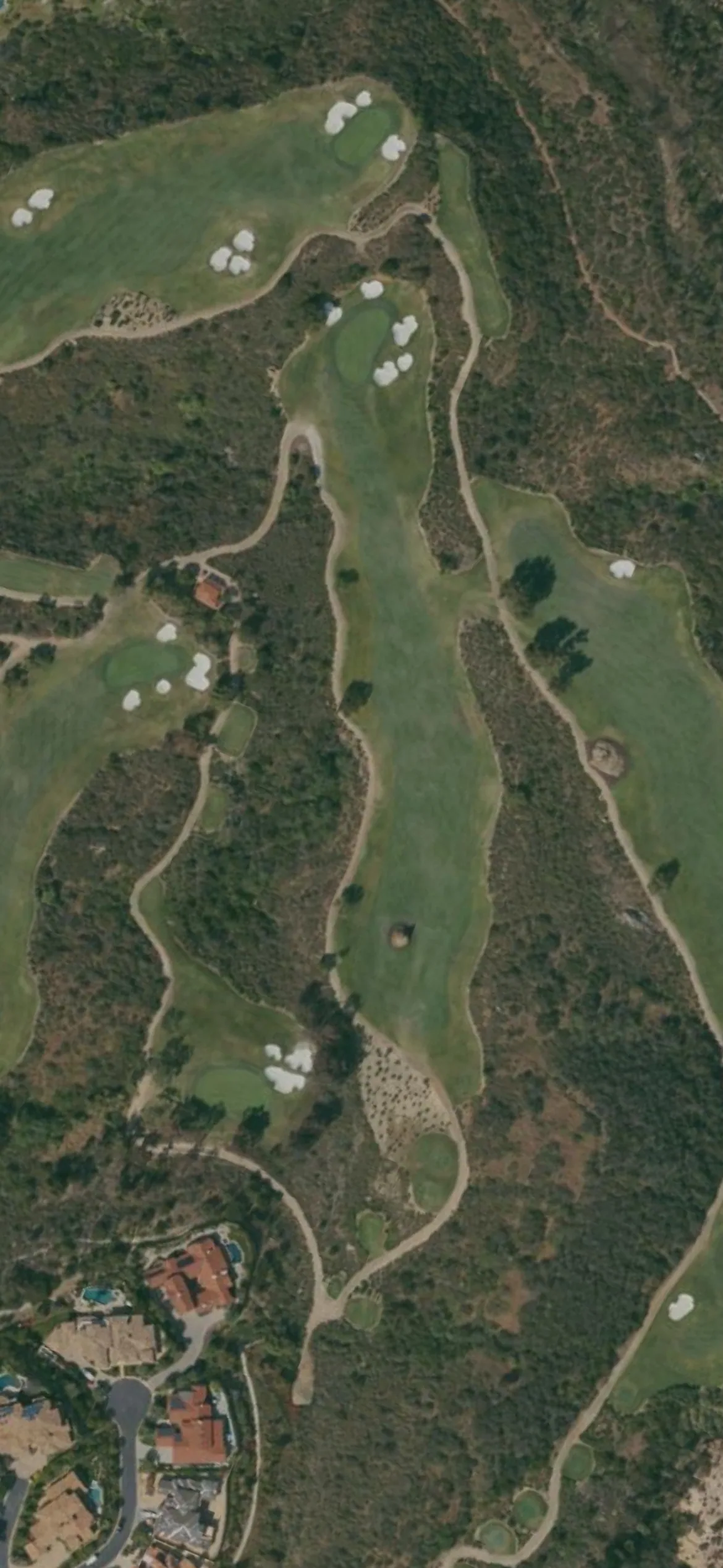 The Crosby Club hole 7 aerial preview, par 4, 483 yards
