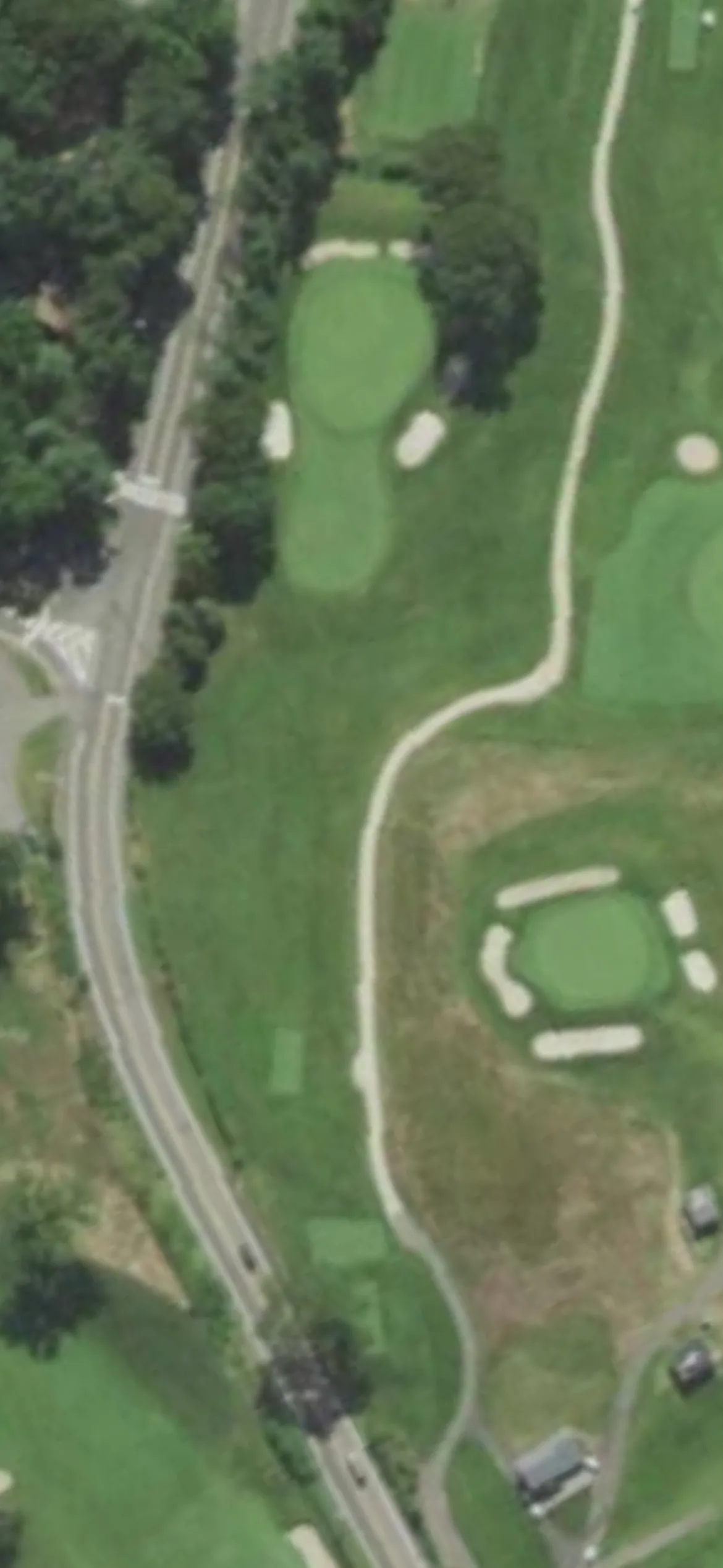 St George's Golf & Country Club hole 11 aerial preview, par 3, 200 yards