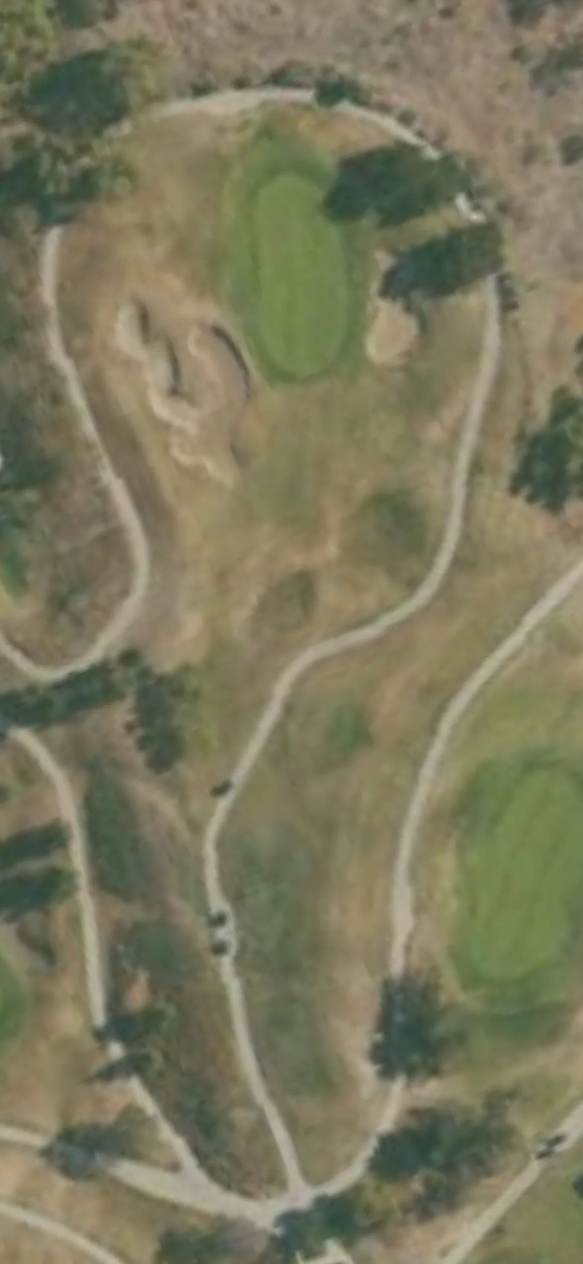 Glen Annie Golf Club hole 2 aerial preview, par 3, 143 yards