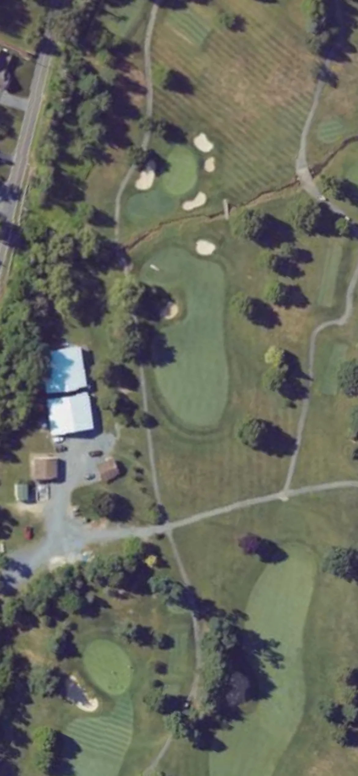 Colonial Golf & Tennis Club hole 4 aerial preview, par 4, 285 yards