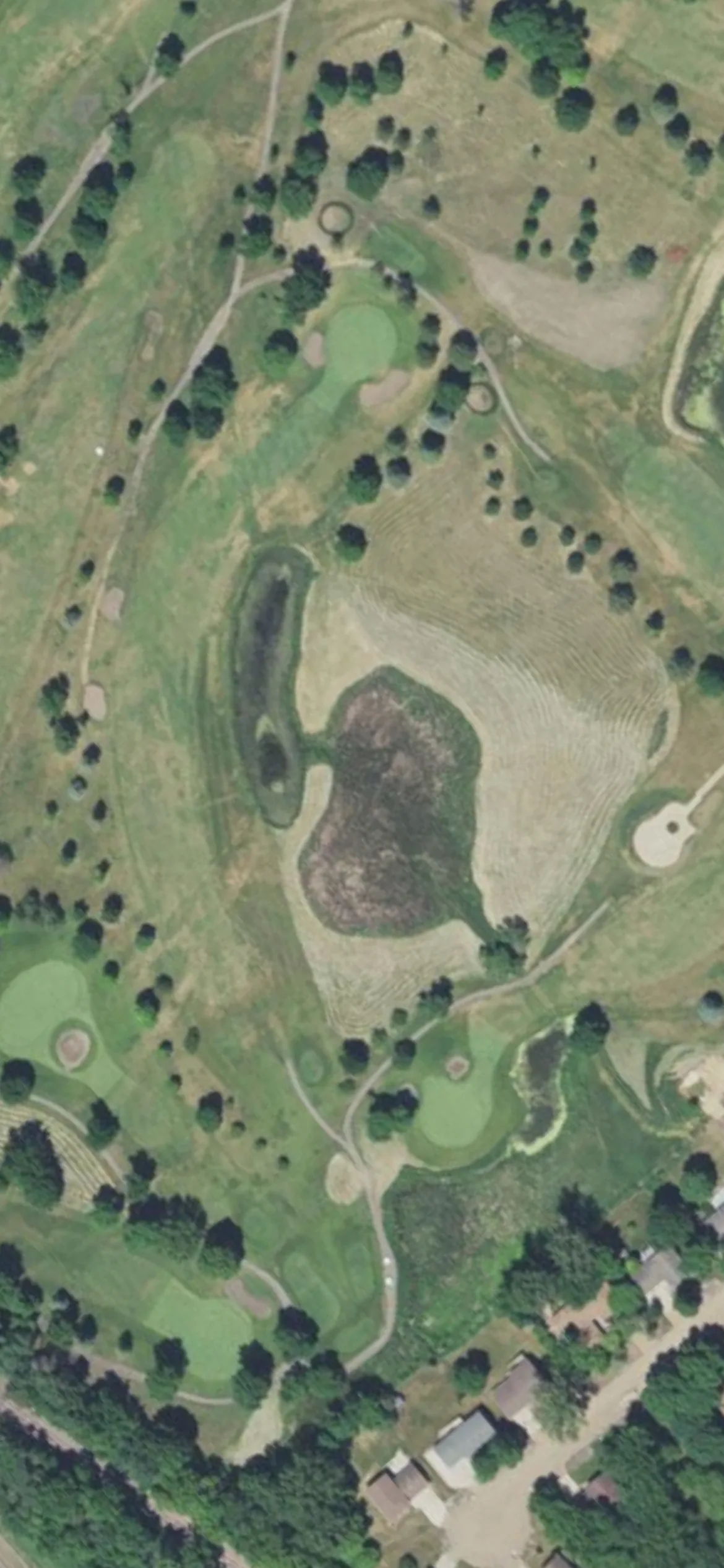 Montgomery National Golf Club hole 17 aerial preview, par 4, 392 yards