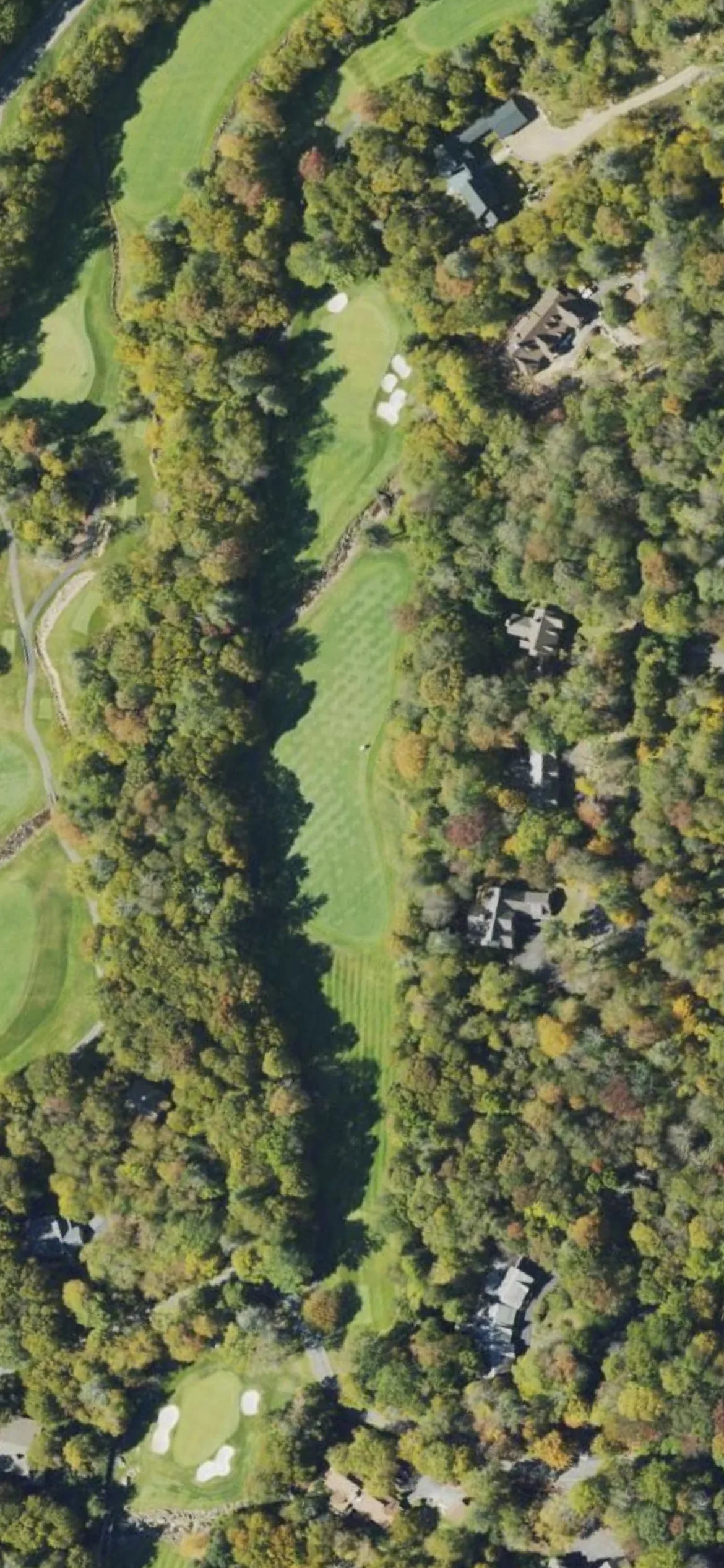 Grandfather G&CC - Grandfather hole 13 aerial preview, par 4, 420 yards