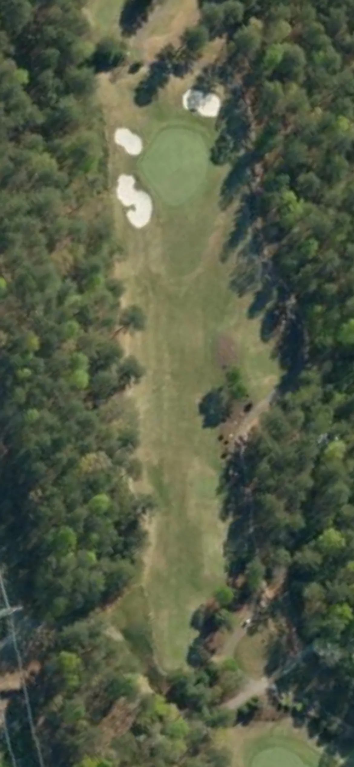 Cliffs at Keowee Springs, The hole 9 aerial preview, par 3, 201 yards