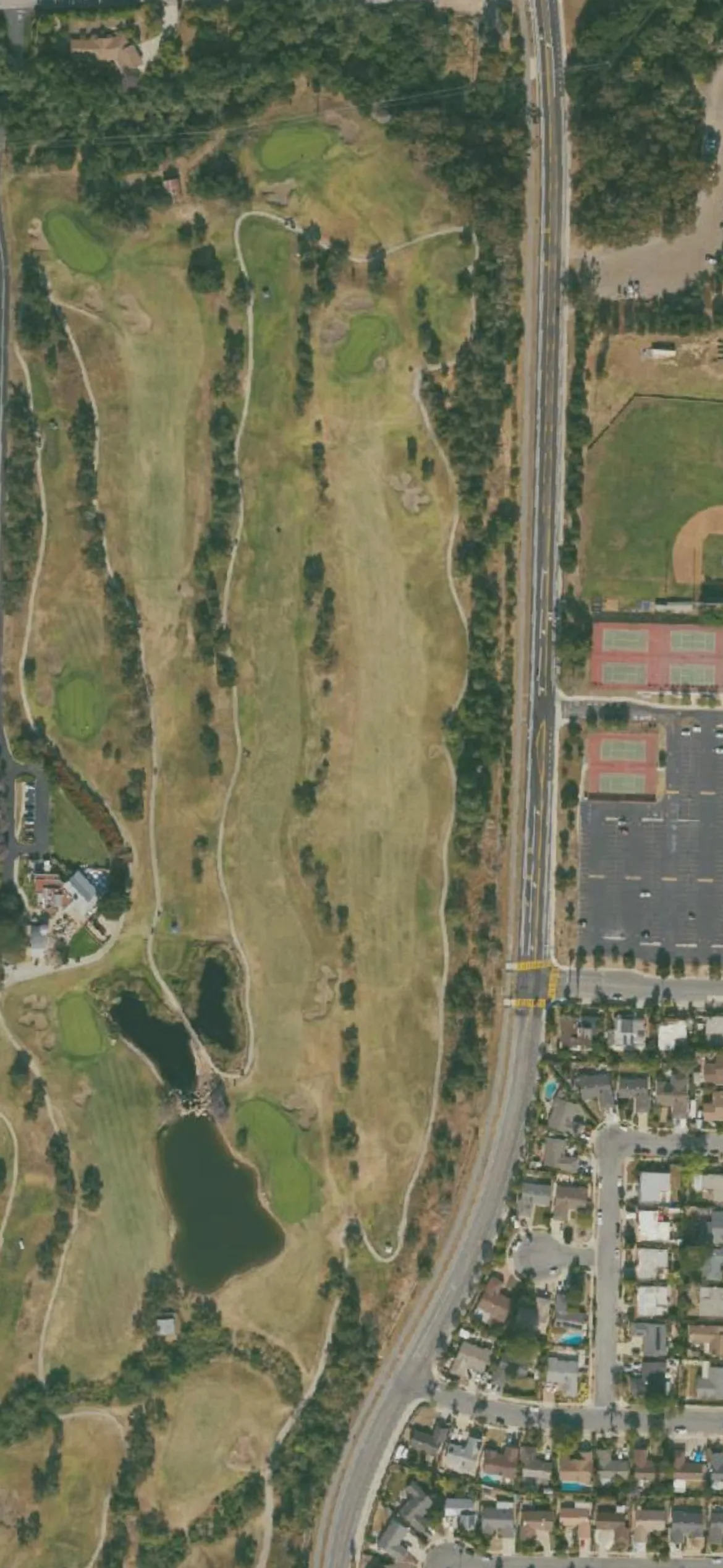 Glen Annie Golf Club hole 5 aerial preview, par 5, 568 yards