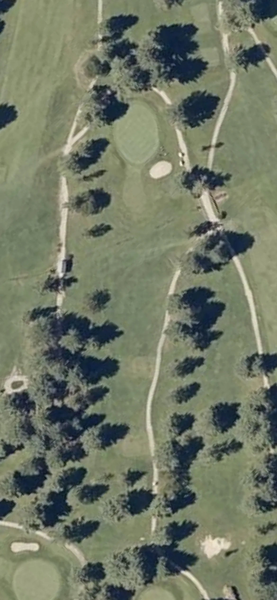 Fairlawn Golf & Country Club hole 2 aerial preview, par 3, 216 yards