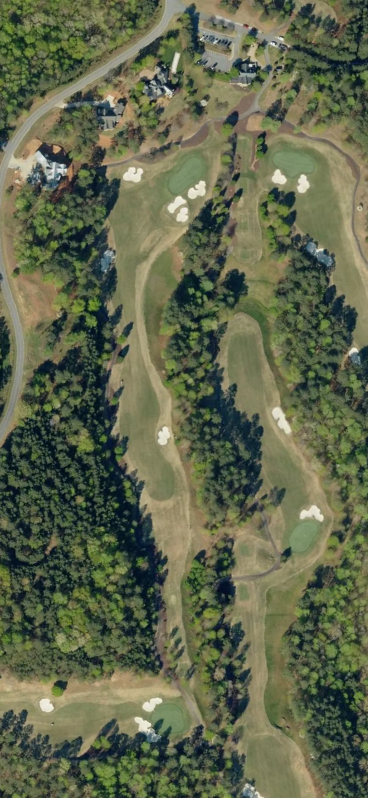 Cliffs at Keowee Springs, The hole 6 aerial preview, par 5, 549 yards