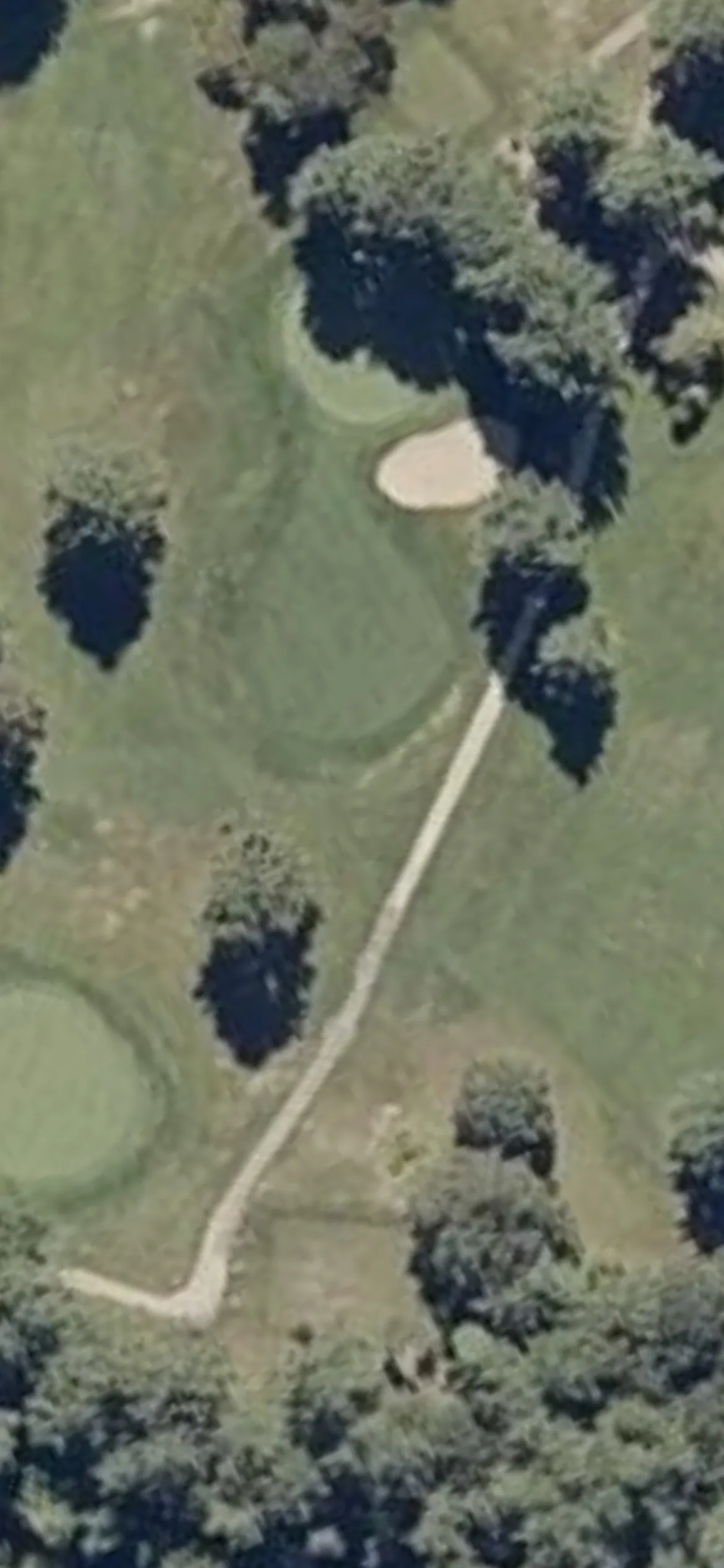 Fairlawn Golf & Country Club hole 11 aerial preview, par 3, 146 yards