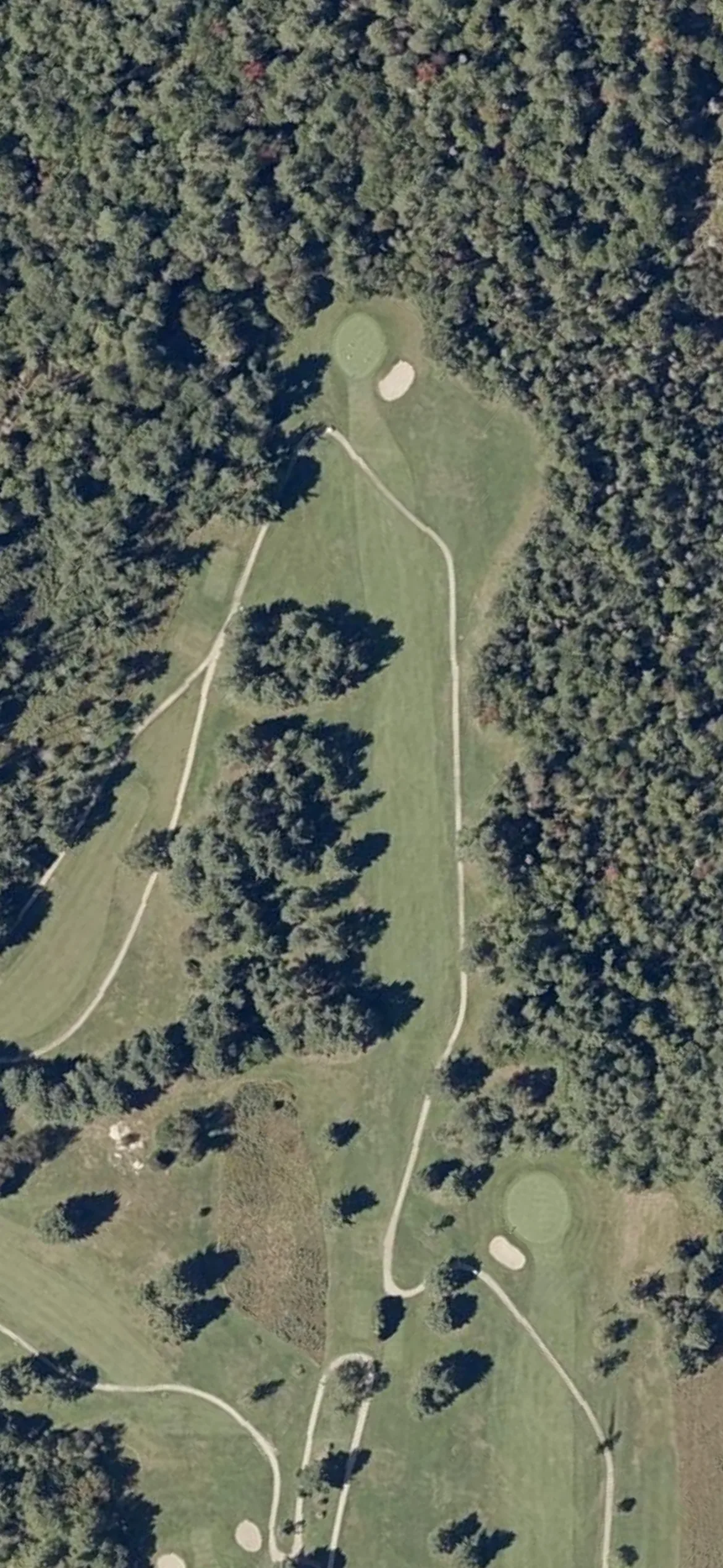 Fairlawn Golf & Country Club hole 4 aerial preview, par 4, 418 yards
