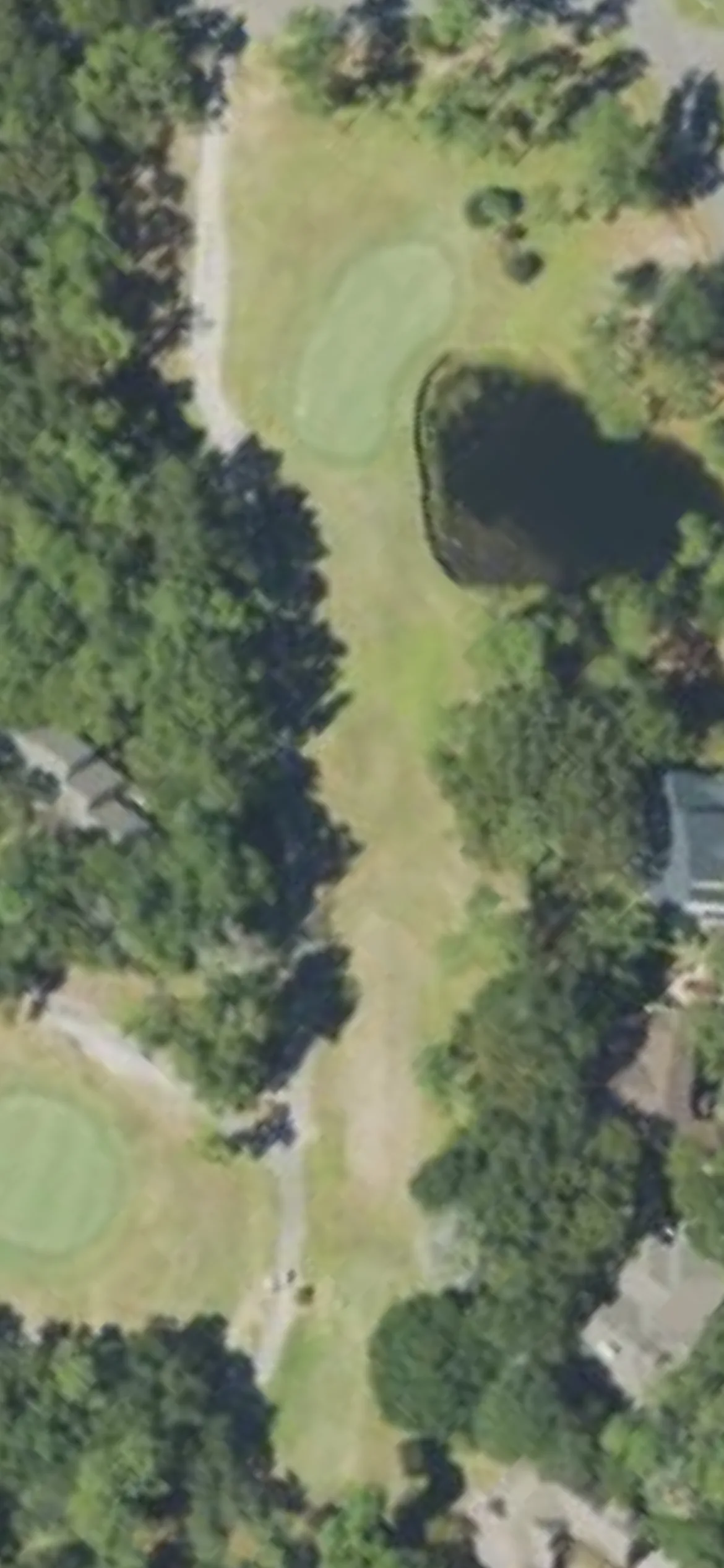 Lockwood Folly CC hole 11 aerial preview, par 3, 172 yards