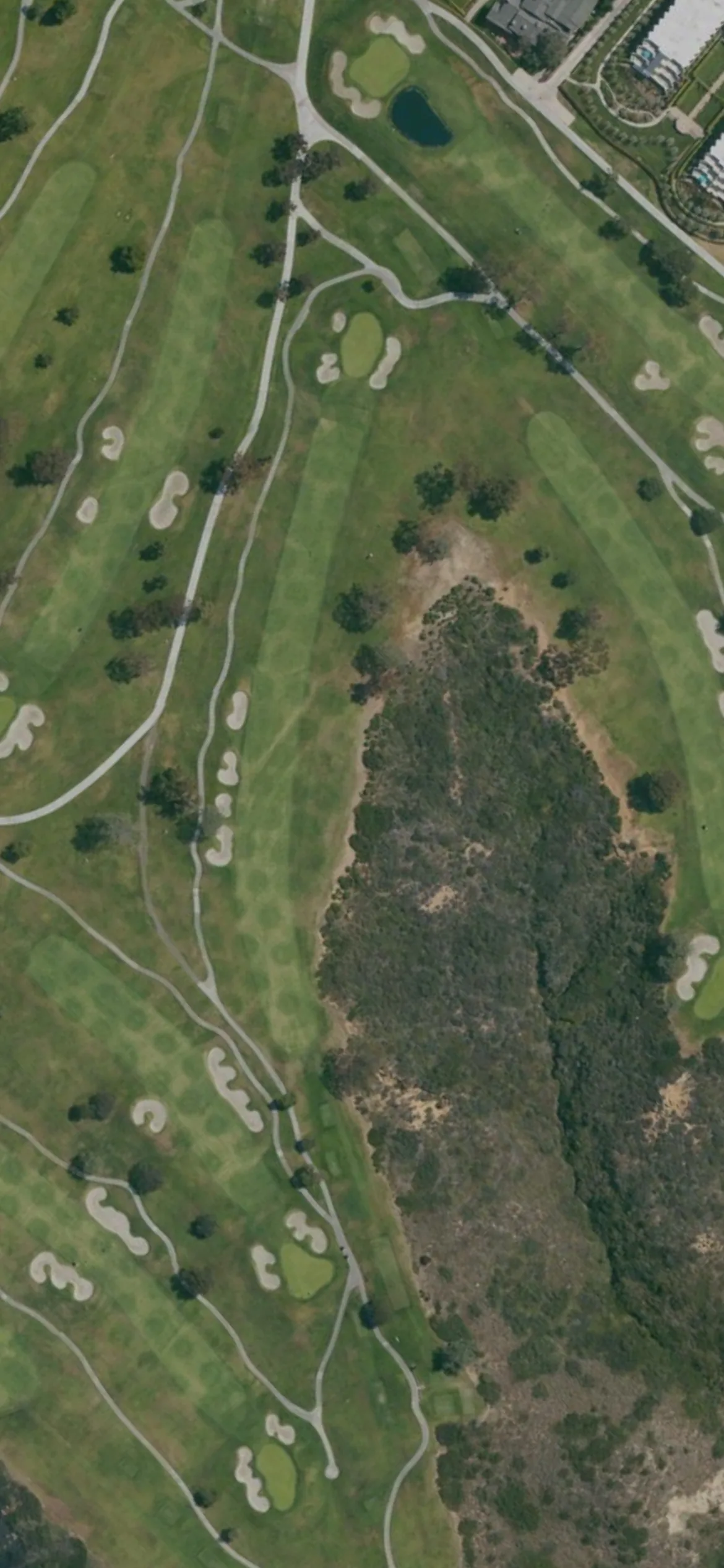Torrey Pines Municipal Golf Course - South hole 6 aerial preview, par 5, 564 yards