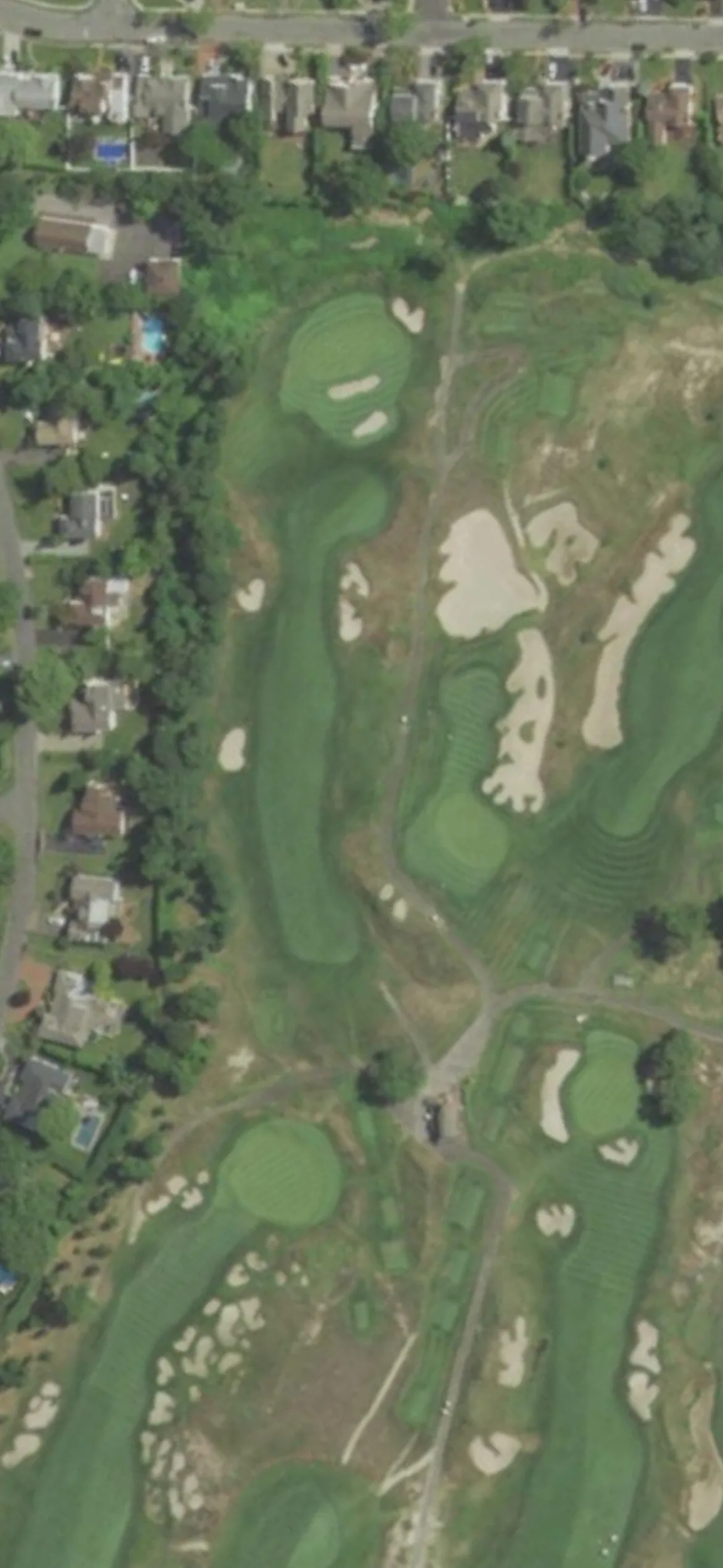 Seawane Club hole 10 aerial preview, par 4, 374 yards