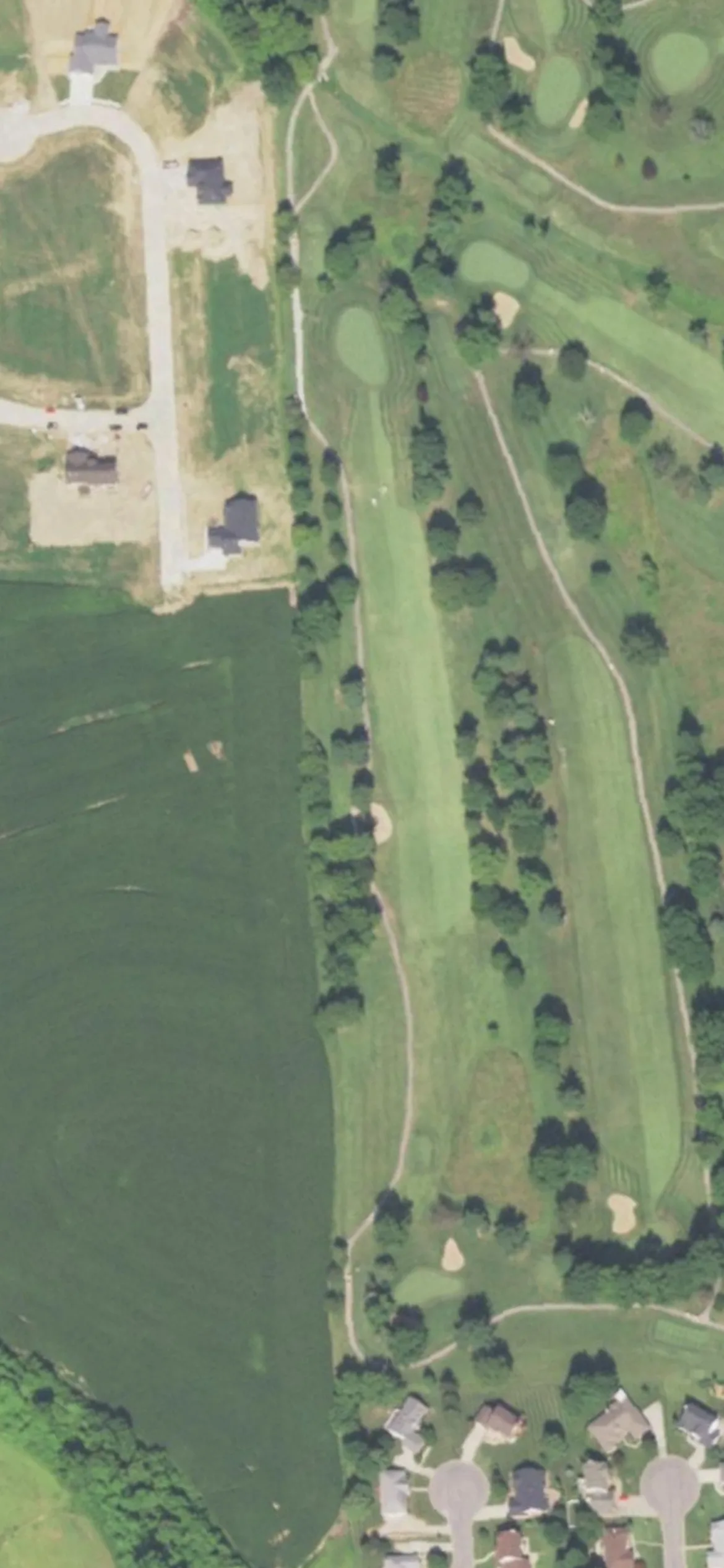 Tamarack Country Club hole 4 aerial preview, par 5, 525 yards