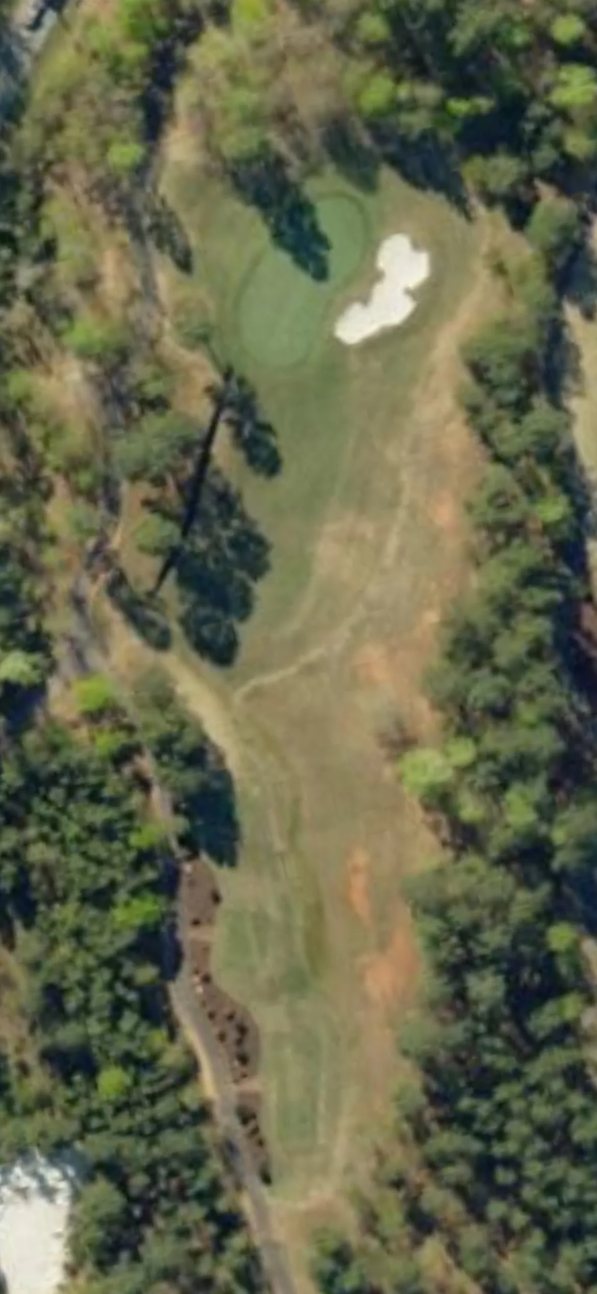 Cliffs at Keowee Springs, The hole 17 aerial preview, par 3, 184 yards