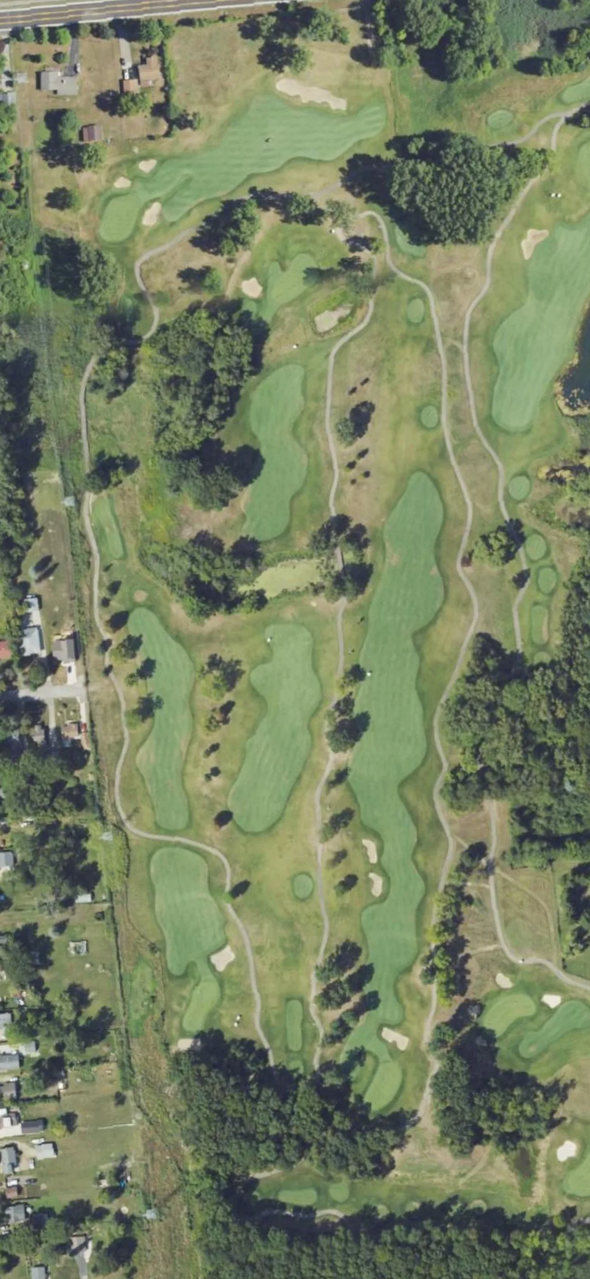 Fieldstone GC hole 6 aerial preview, par 5, 524 yards
