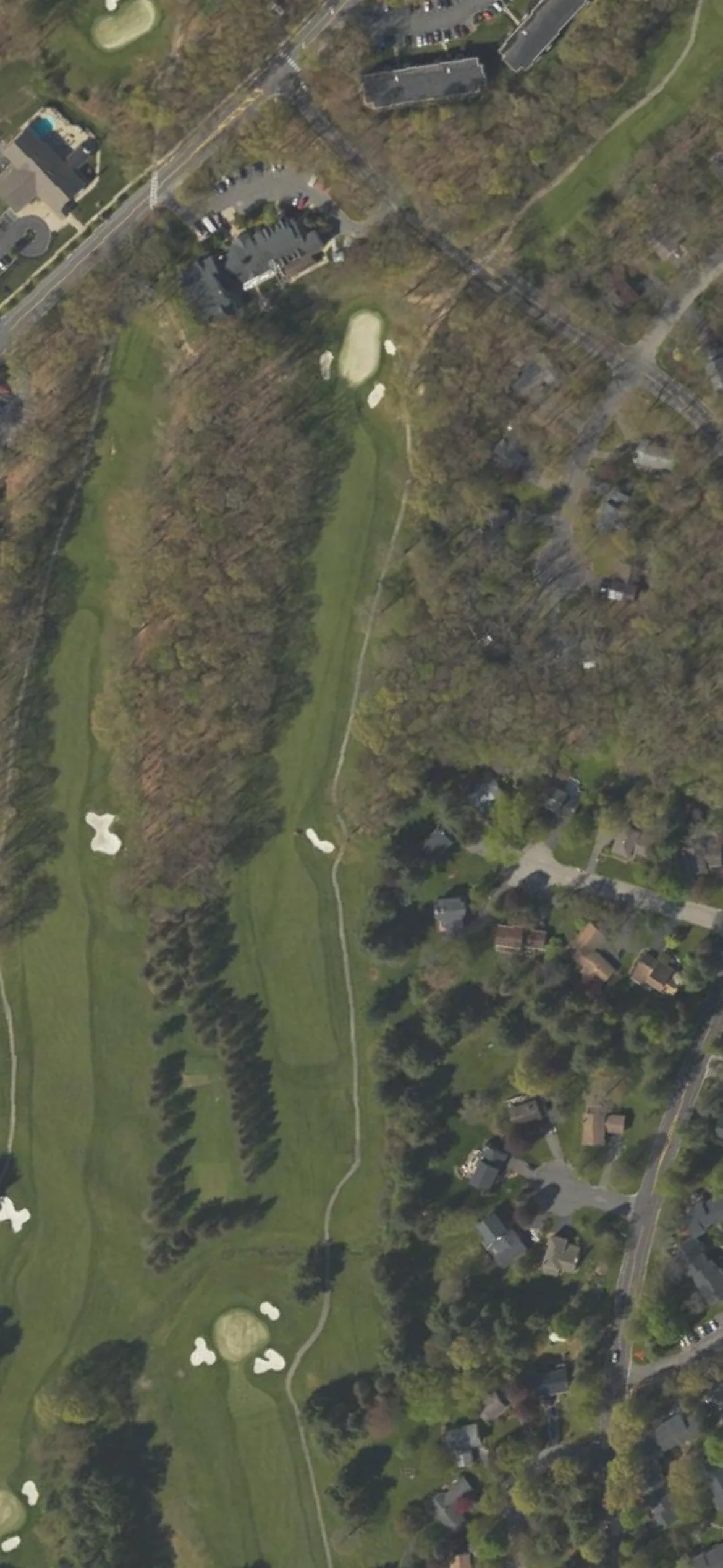 Toftrees Golf Resort hole 17 aerial preview, par 5, 528 yards
