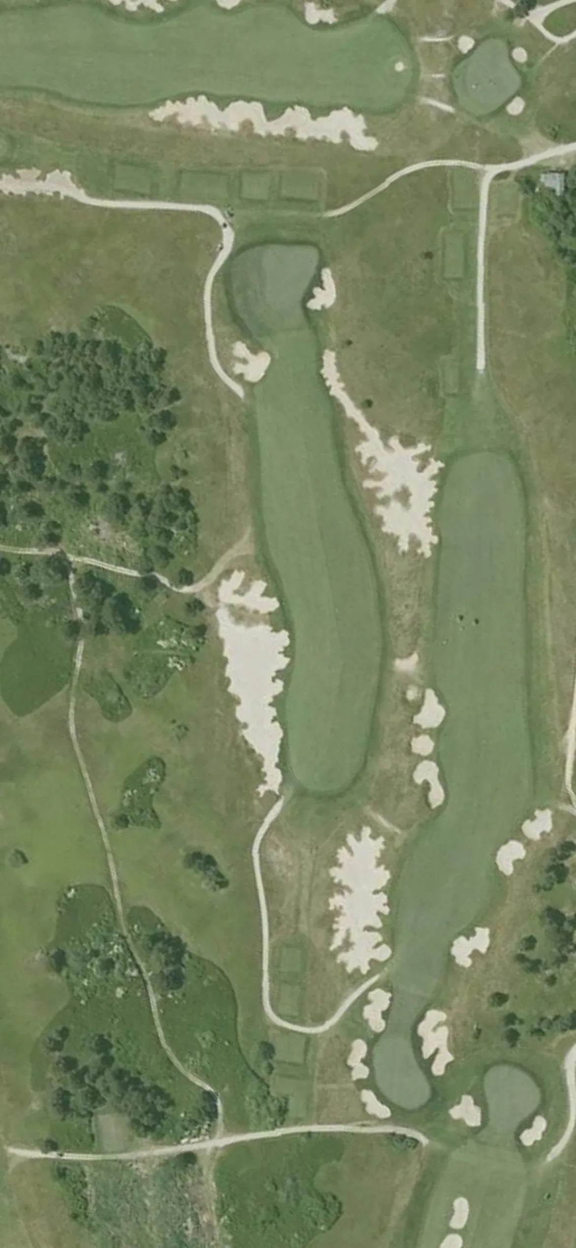 Miacomet Golf Club hole 11 aerial preview, par 4, 378 yards