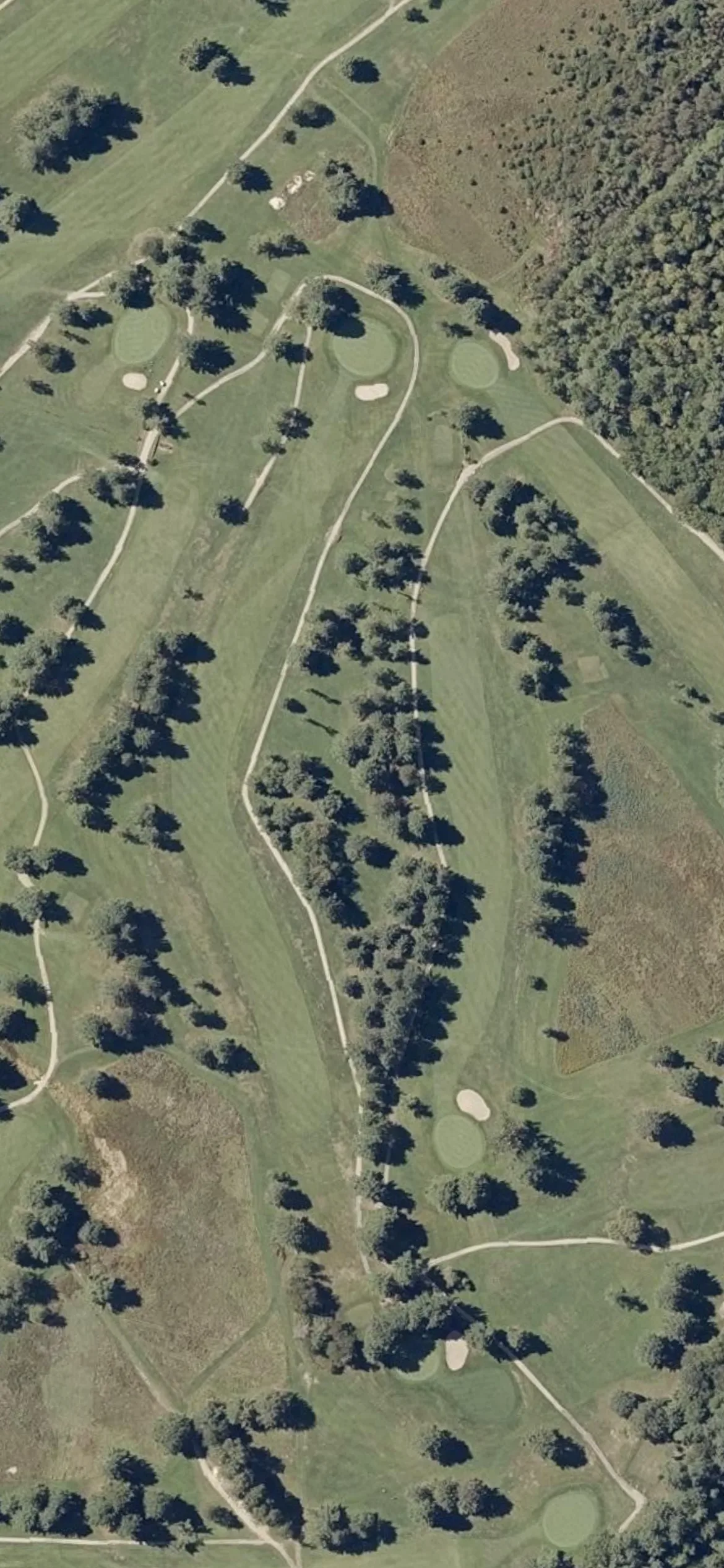 Fairlawn Golf & Country Club hole 16 aerial preview, par 5, 533 yards