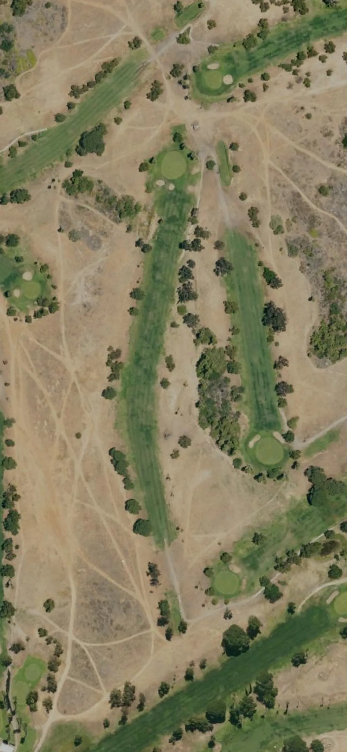 General Old Golf Course hole 13 aerial preview, par 5, 540 yards