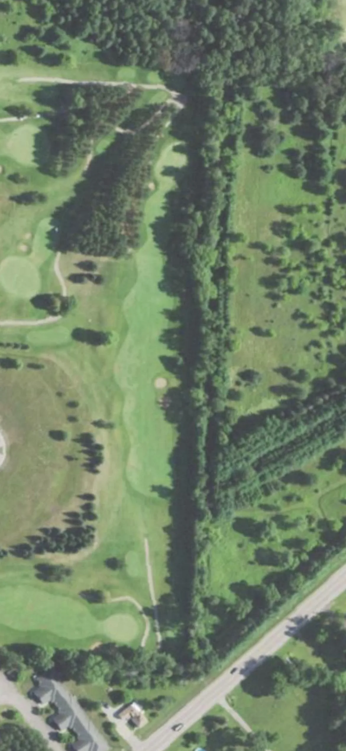 Par 4 Resort - Foxfire Golf Club hole 16 aerial preview, par 4, 362 yards