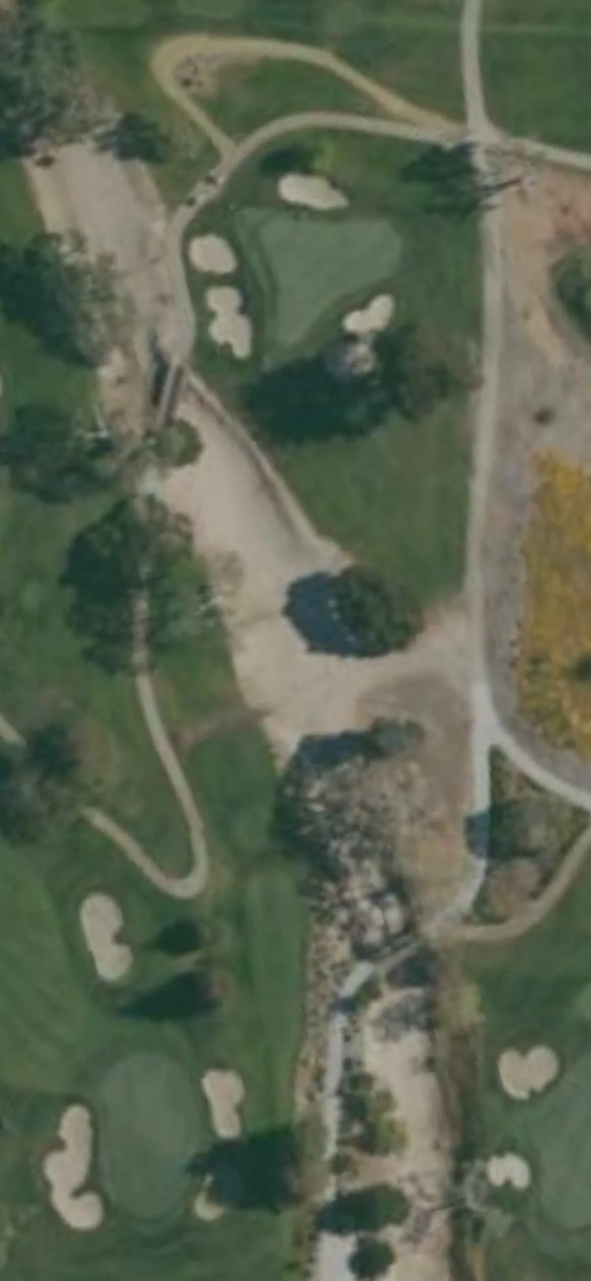 Corral de Tierra CC hole 11 aerial preview, par 3, 172 yards