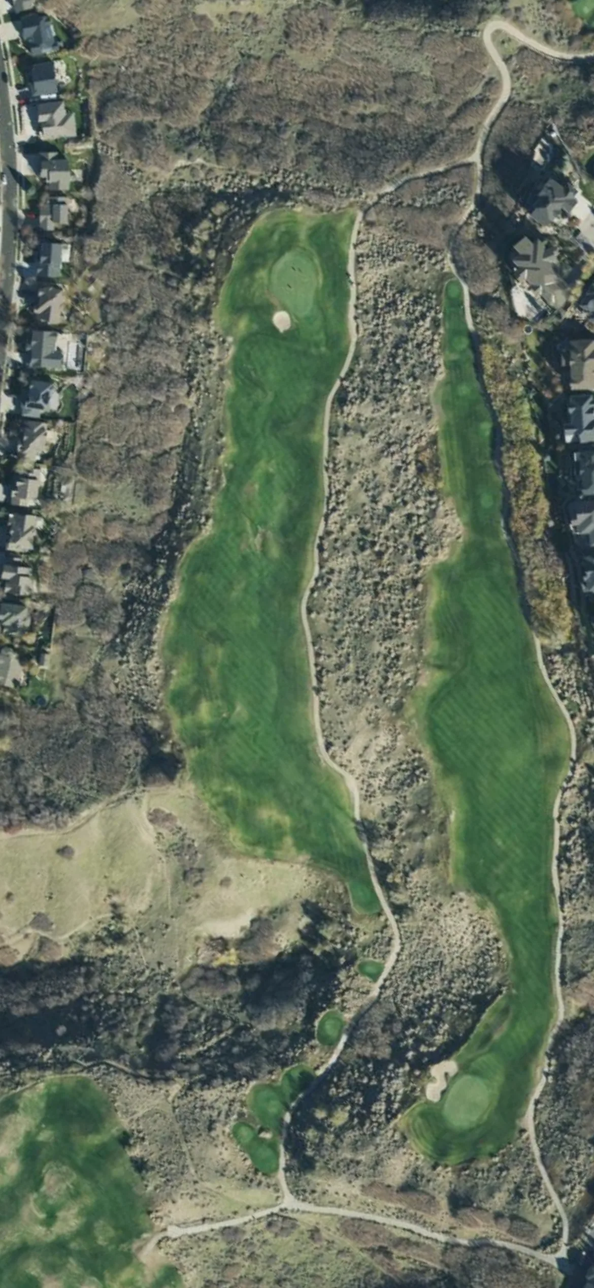 South Mountain GC hole 10 aerial preview, par 4, 489 yards