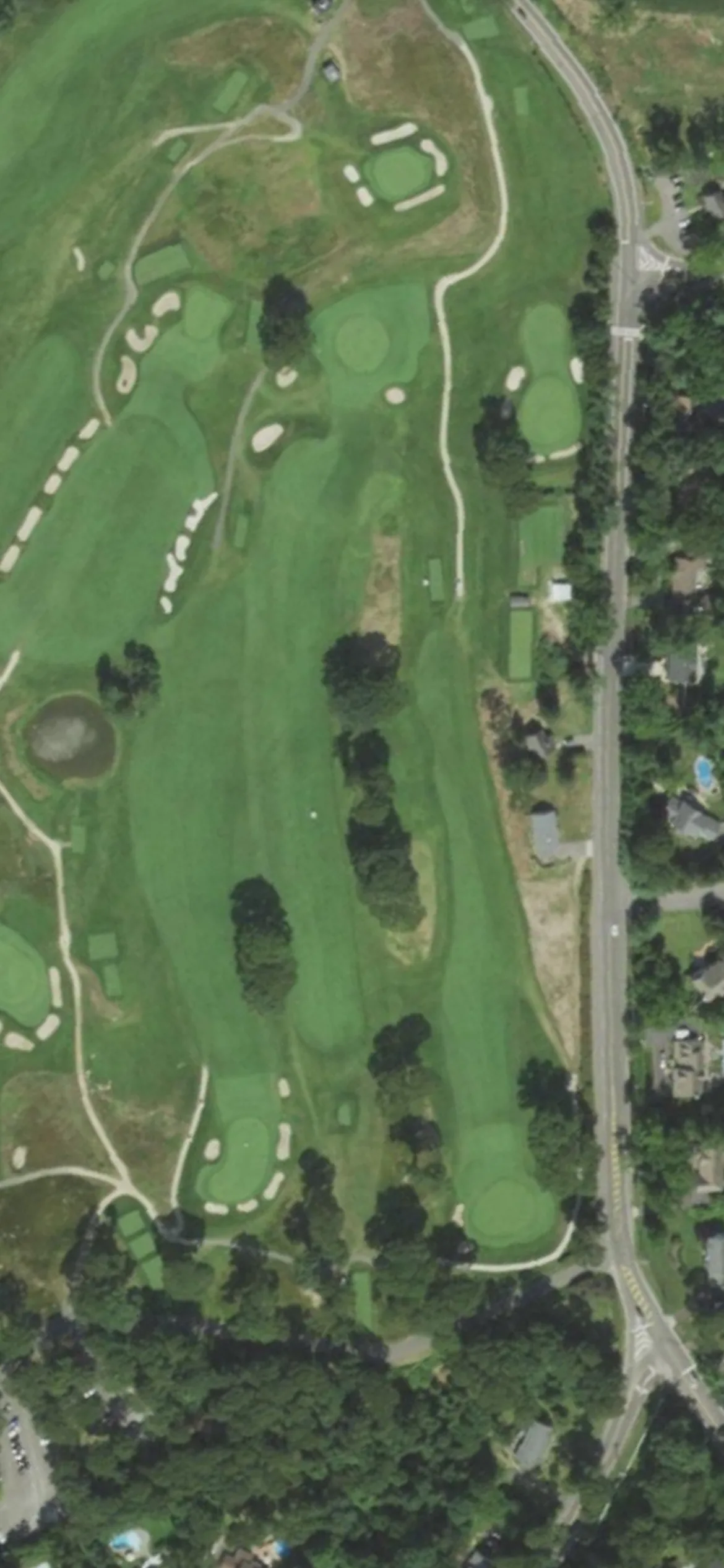 St George's Golf & Country Club hole 13 aerial preview, par 4, 465 yards