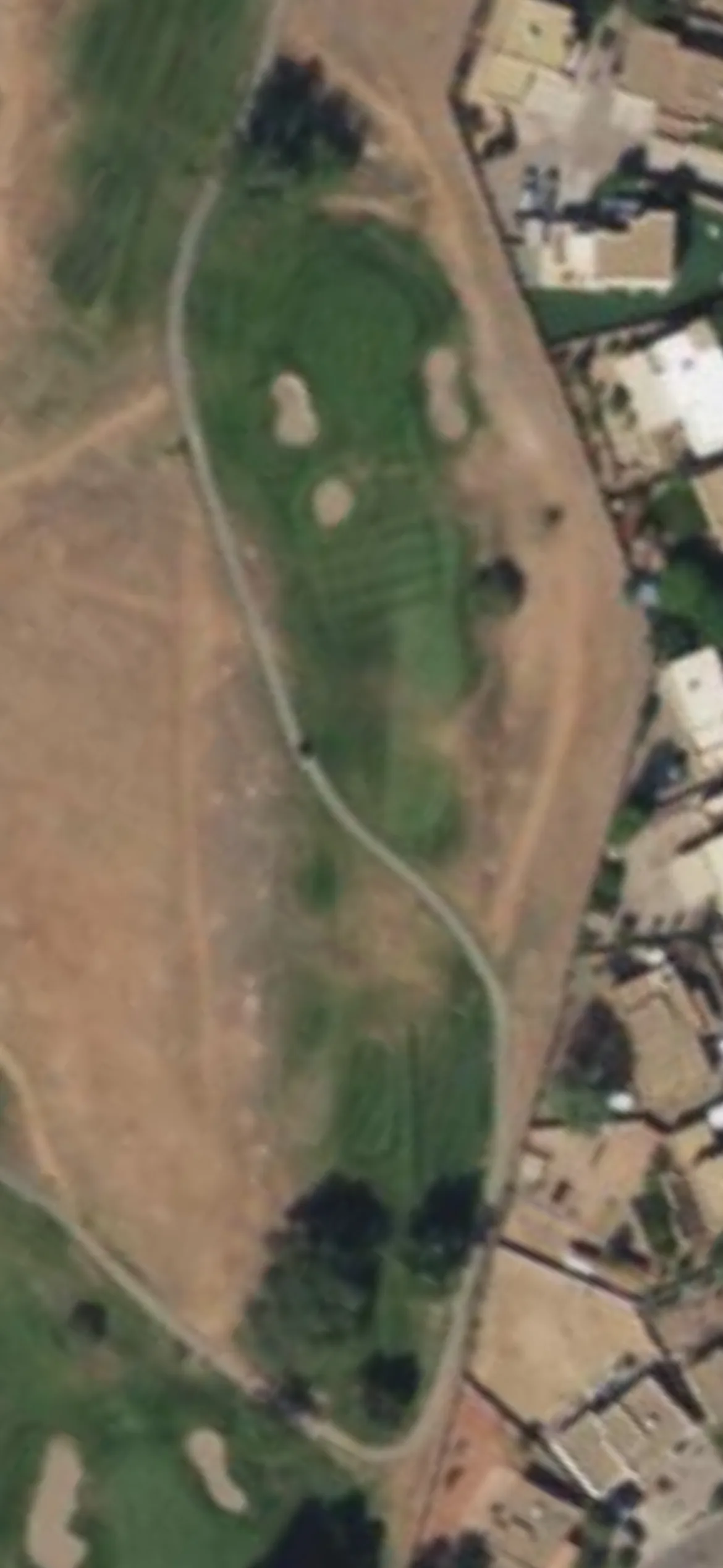 Santa Fe CC hole 4 aerial preview, par 3, 165 yards