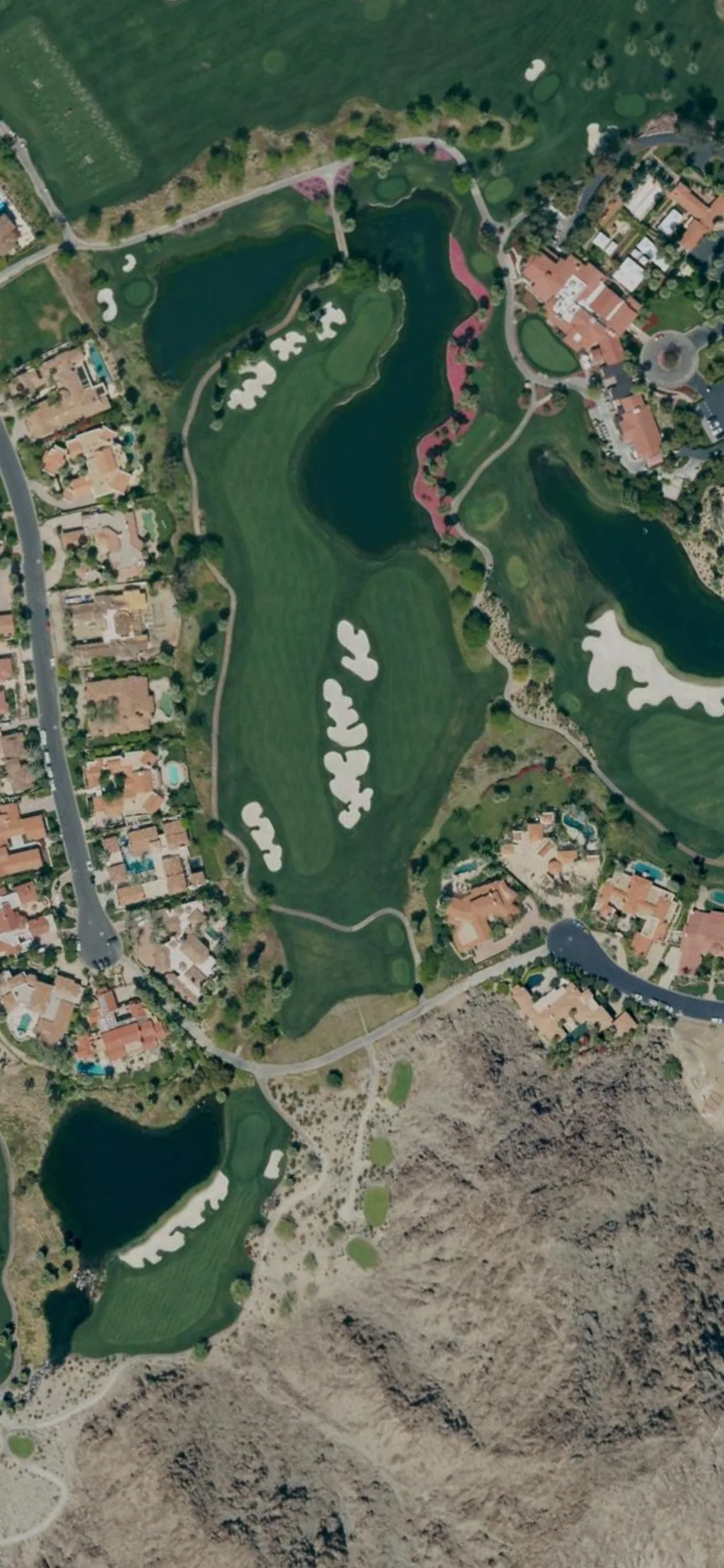 Tradition Golf Club hole 18 aerial preview, par 3, 123 yards