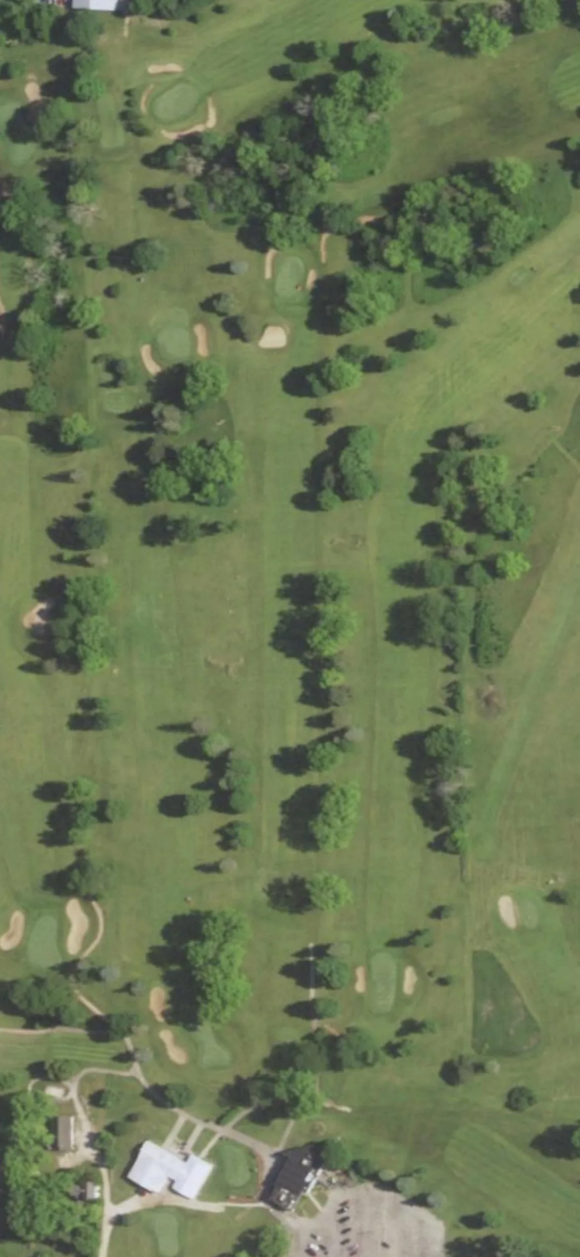 Hartford Golf Club hole 10 aerial preview, par 5, 489 yards