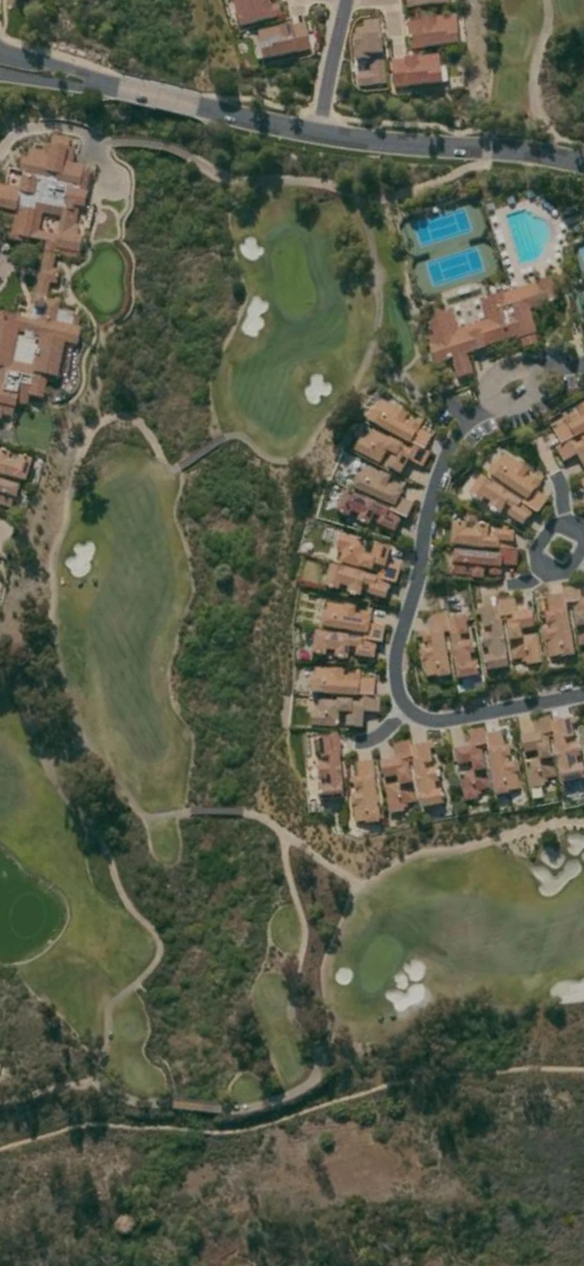 The Crosby Club hole 18 aerial preview, par 4, 416 yards
