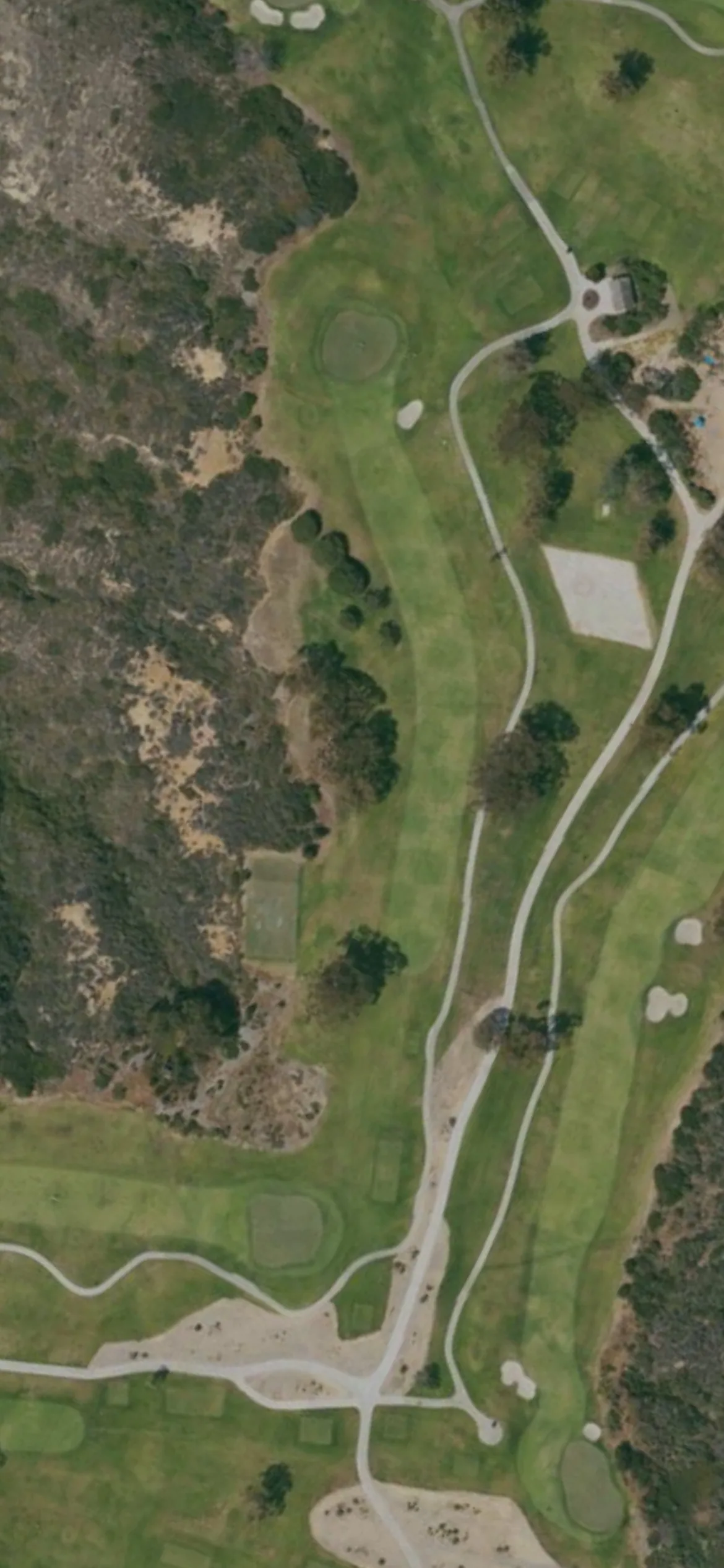 Torrey Pines Municipal Golf Course - North hole 14 aerial preview, par 4, 451 yards