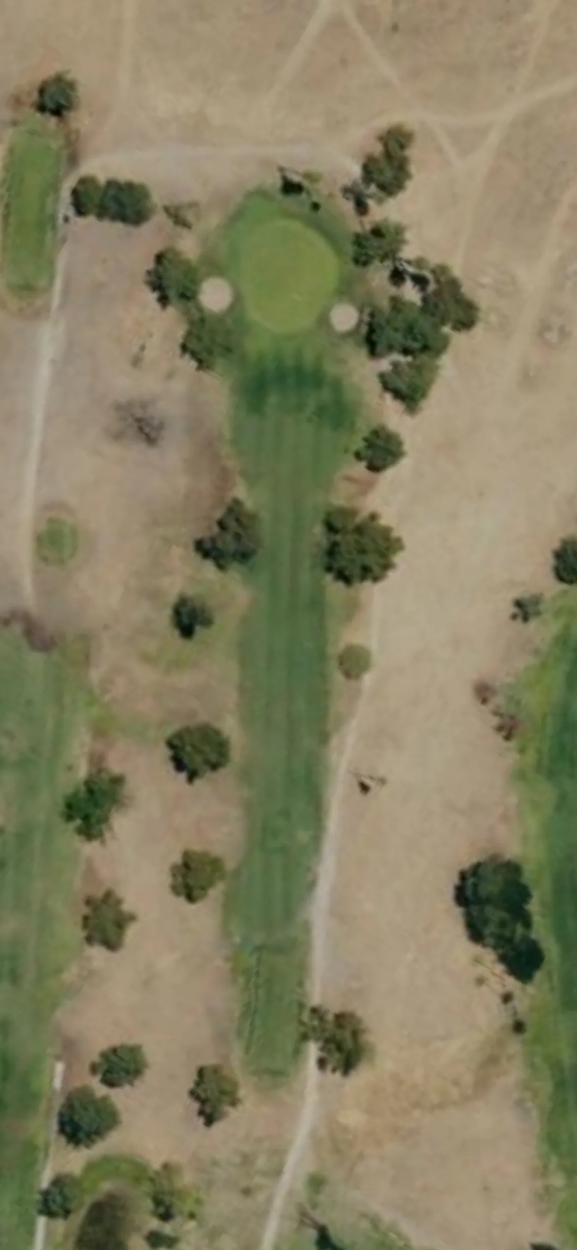 General Old Golf Course hole 11 aerial preview, par 3, 200 yards