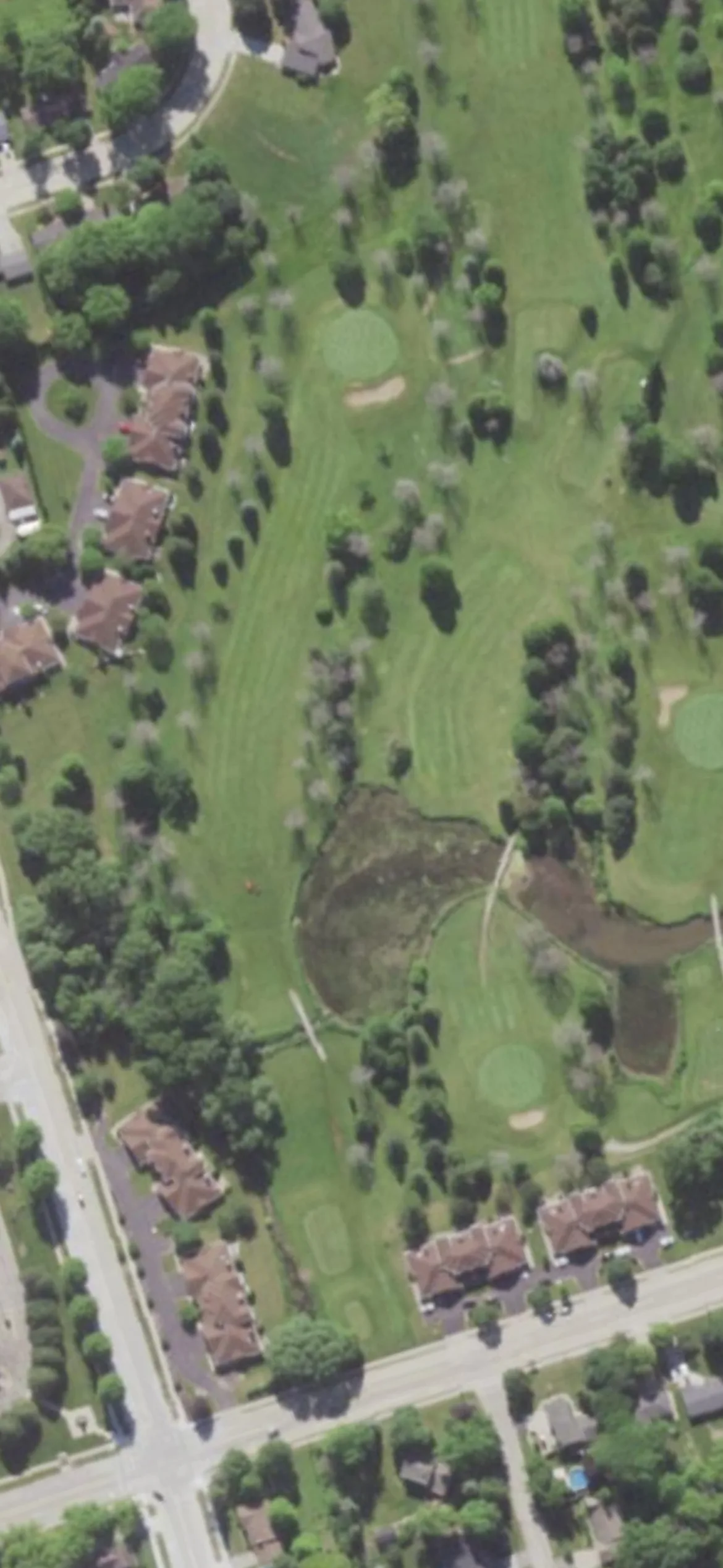 Westhaven Golf Club hole 16 aerial preview, par 4, 395 yards