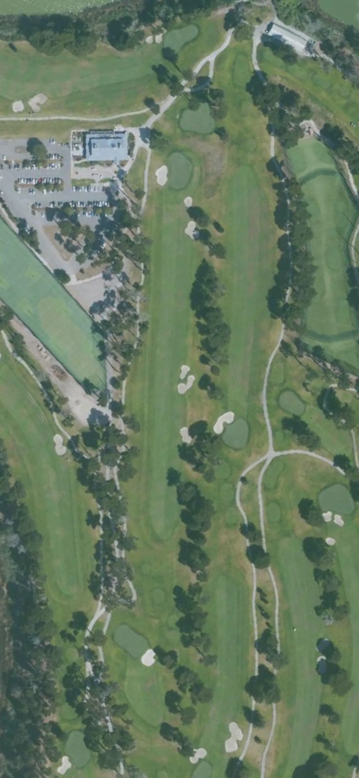 TPC Harding Park GC hole 9 aerial preview, par 5, 508 yards