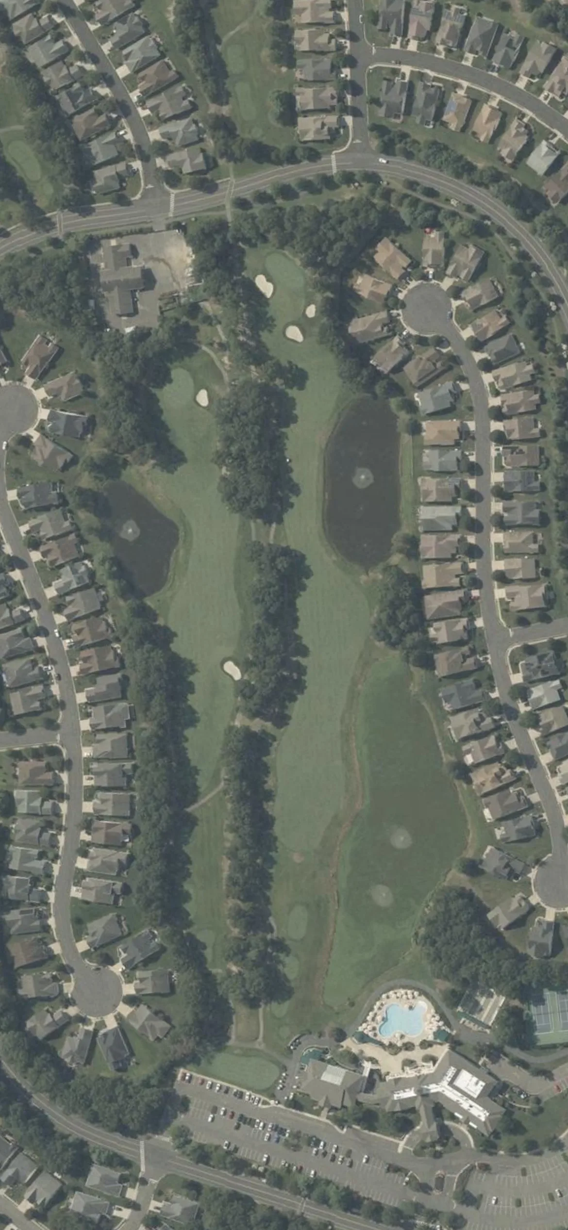 Westlake Golf & Country Club hole 10 aerial preview, par 5, 510 yards