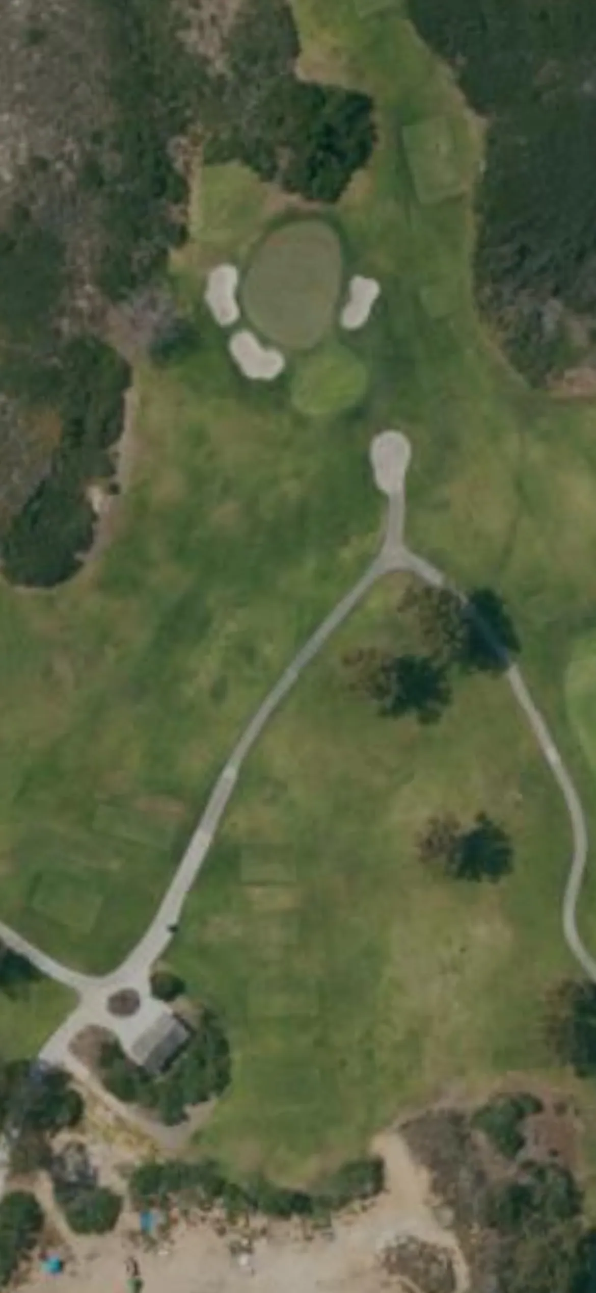 Torrey Pines Municipal Golf Course - North hole 15 aerial preview, par 3, 202 yards