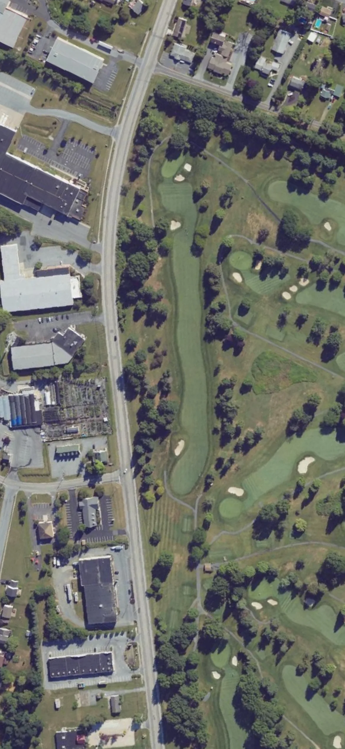 Colonial Golf & Tennis Club hole 2 aerial preview, par 5, 569 yards