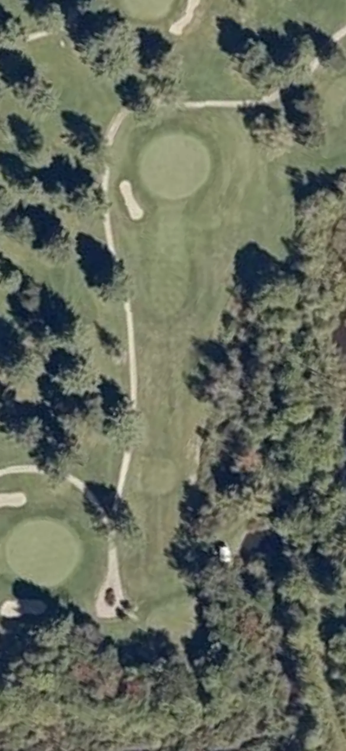 Fairlawn Golf & Country Club hole 8 aerial preview, par 3, 192 yards