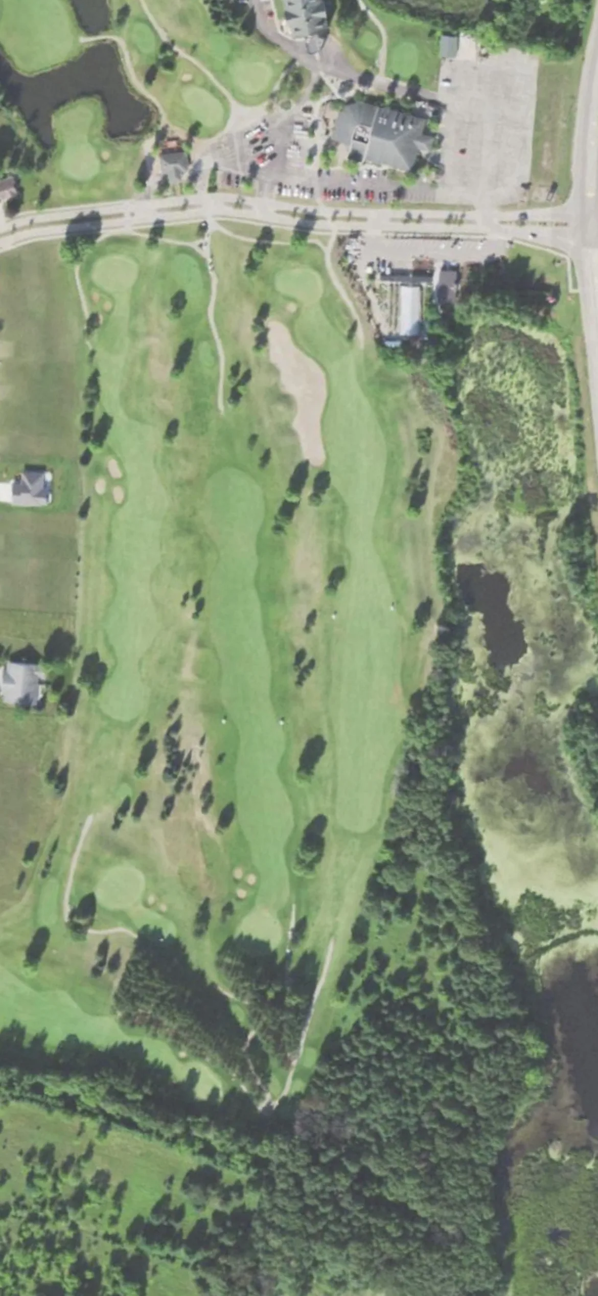 Par 4 Resort - Foxfire Golf Club hole 2 aerial preview, par 5, 549 yards