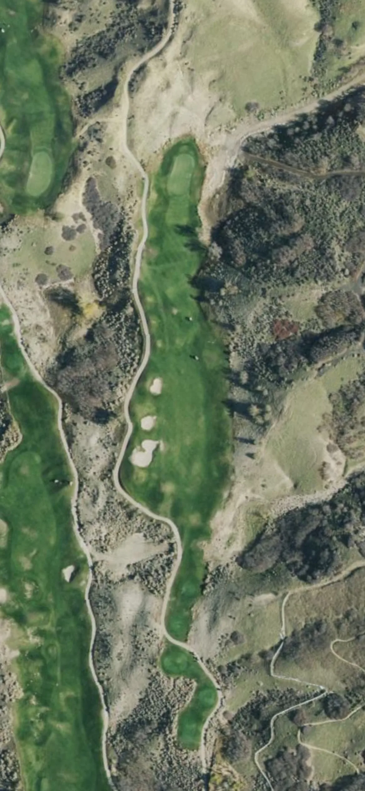 South Mountain GC hole 7 aerial preview, par 4, 414 yards