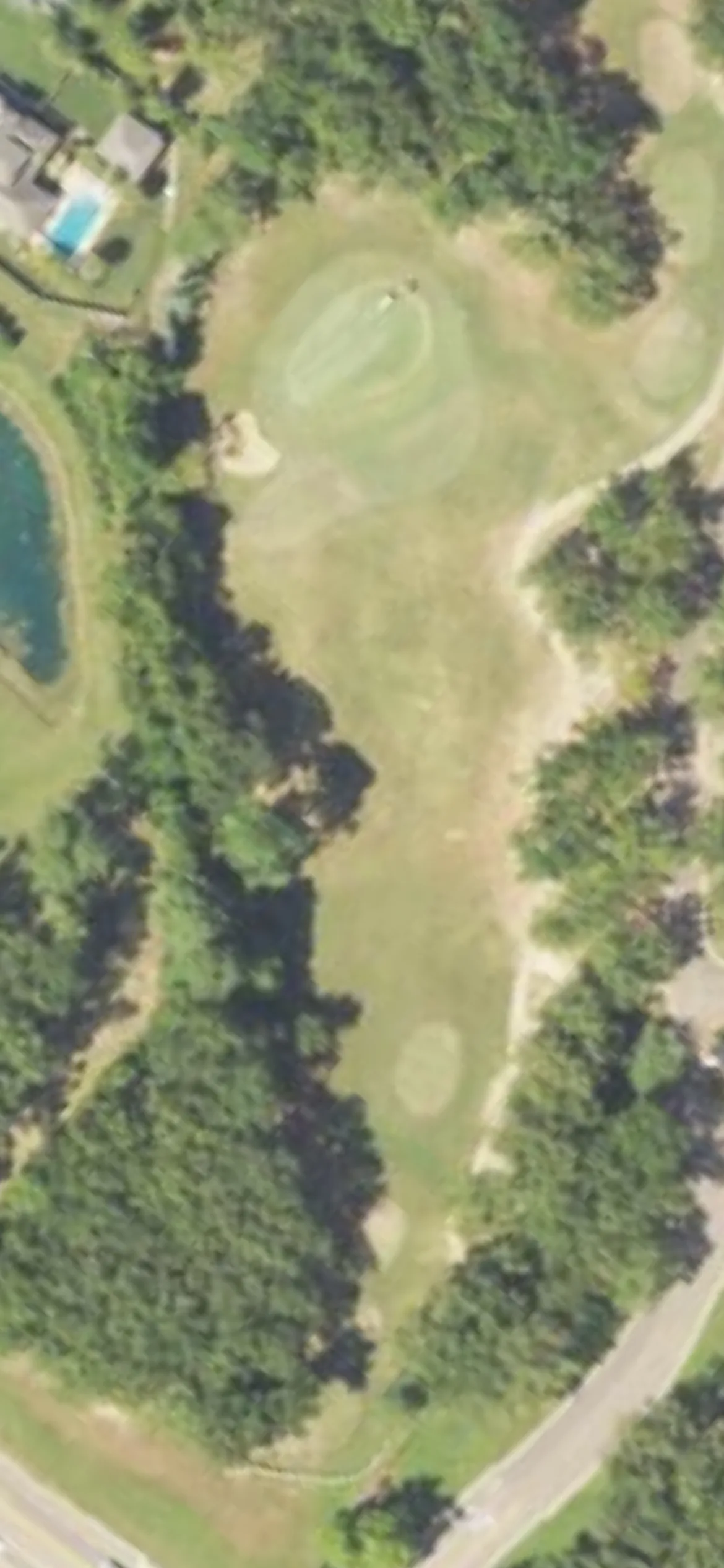 Randy Watkins - Whisper Lake hole 16 aerial preview, par 3, 185 yards