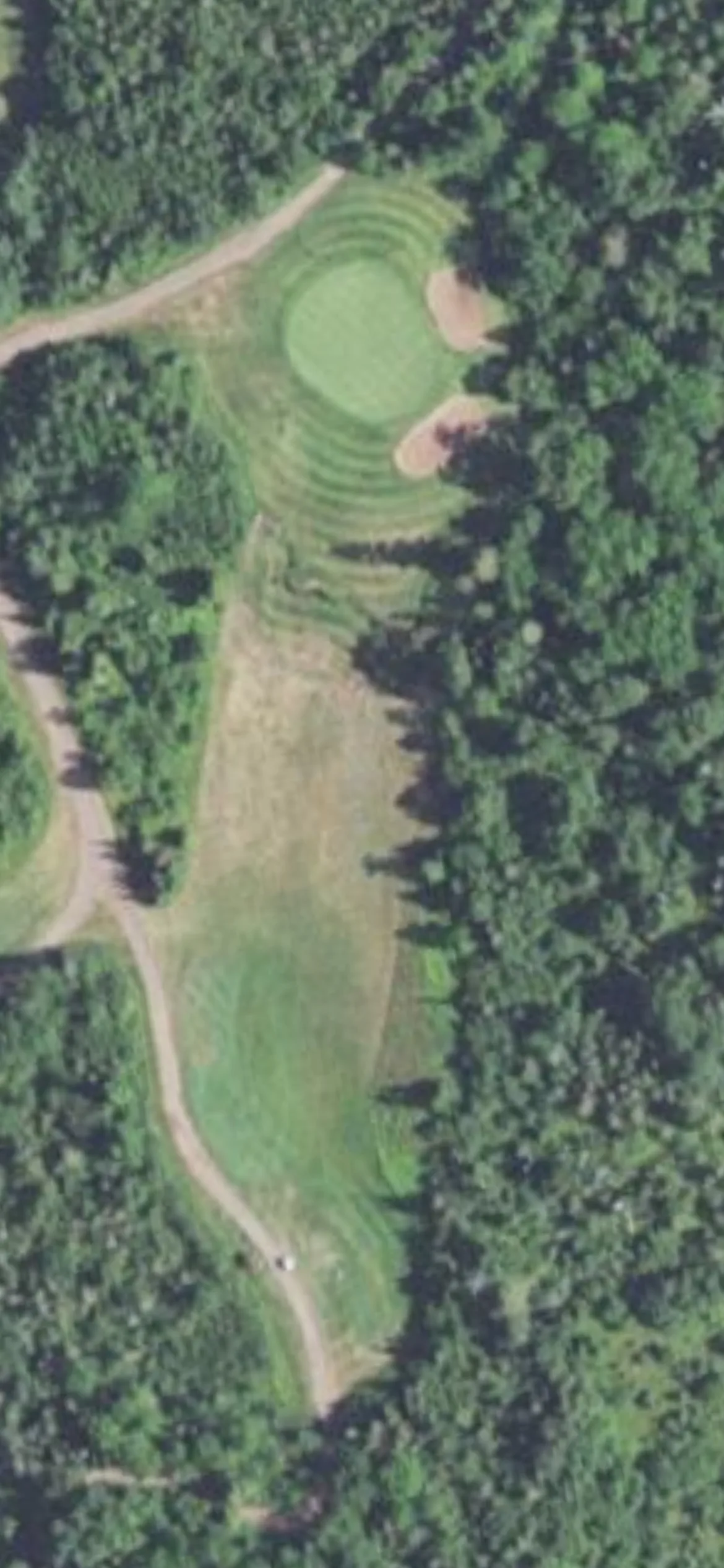 Two Harbors - Lakeview National Golf Course hole 2 aerial preview, par 3, 194 yards