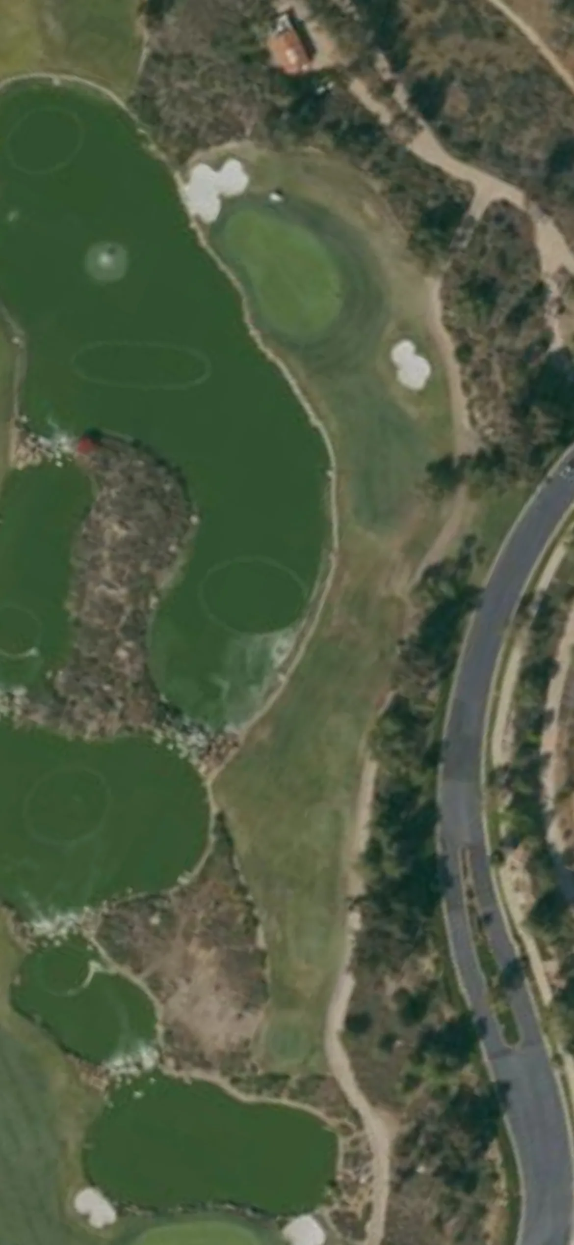 The Crosby Club hole 17 aerial preview, par 3, 219 yards