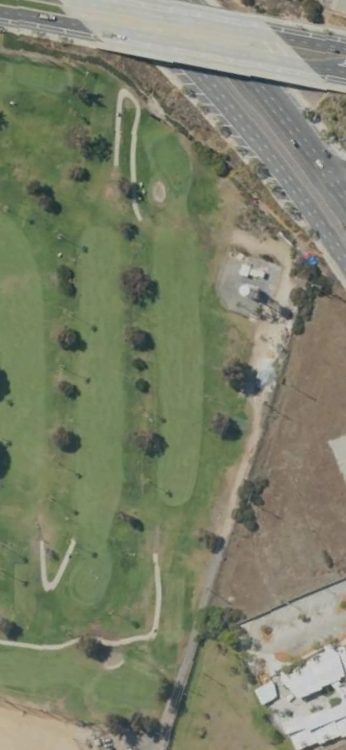 Westchester Golf Course hole 5 aerial preview, par 4, 269 yards