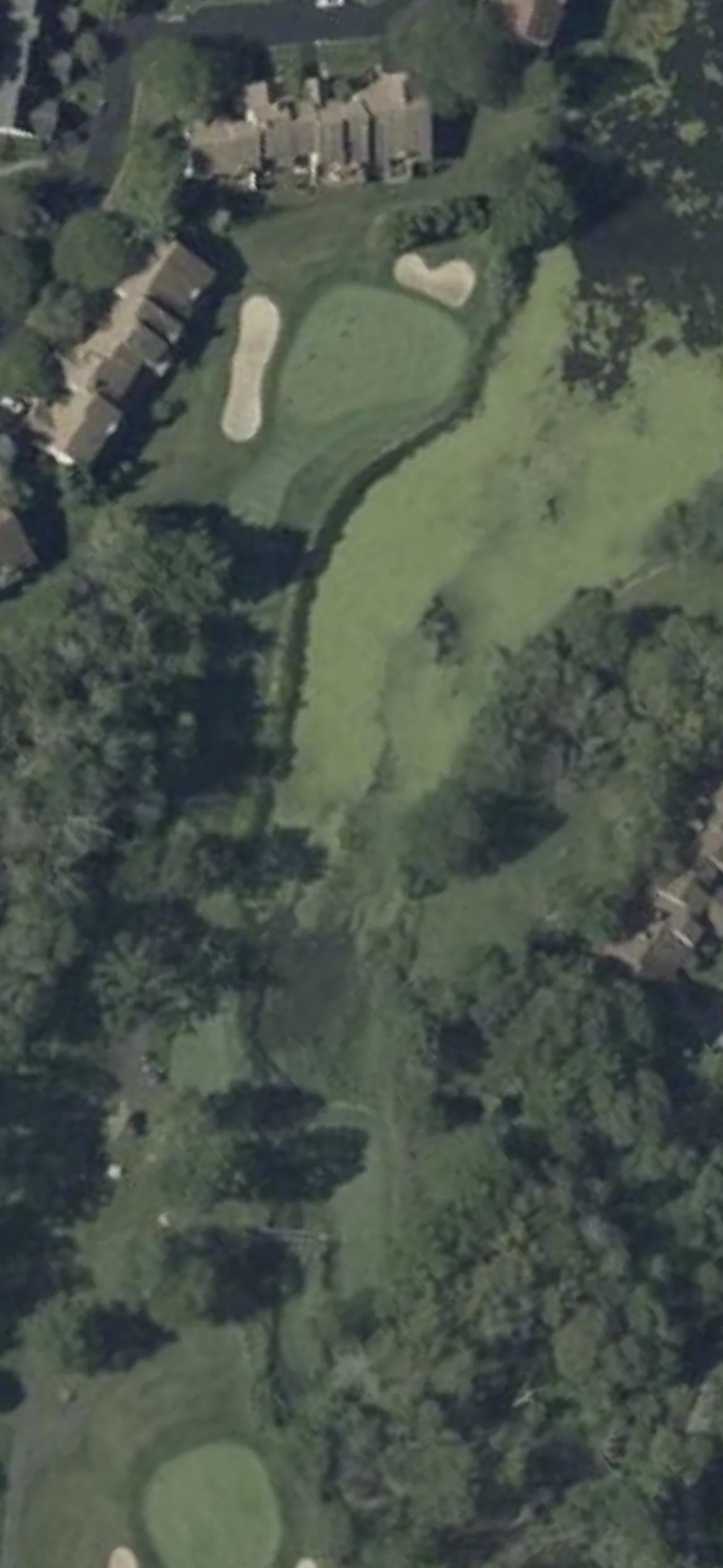 Panther Valley Country Club hole 6 aerial preview, par 3, 209 yards