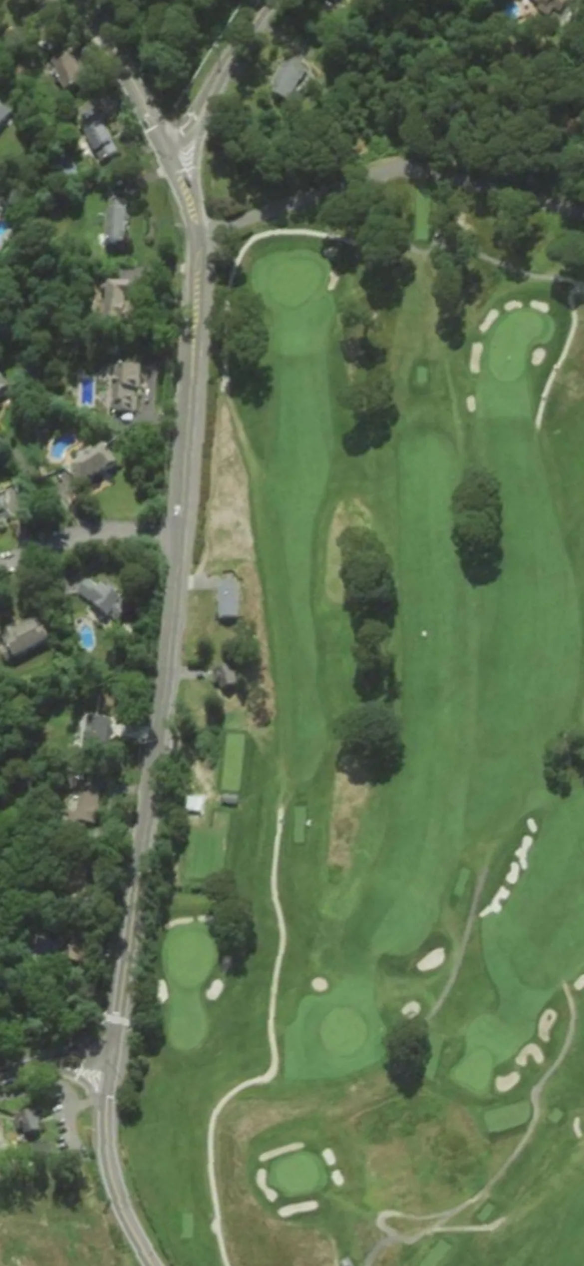 St George's Golf & Country Club hole 12 aerial preview, par 4, 425 yards