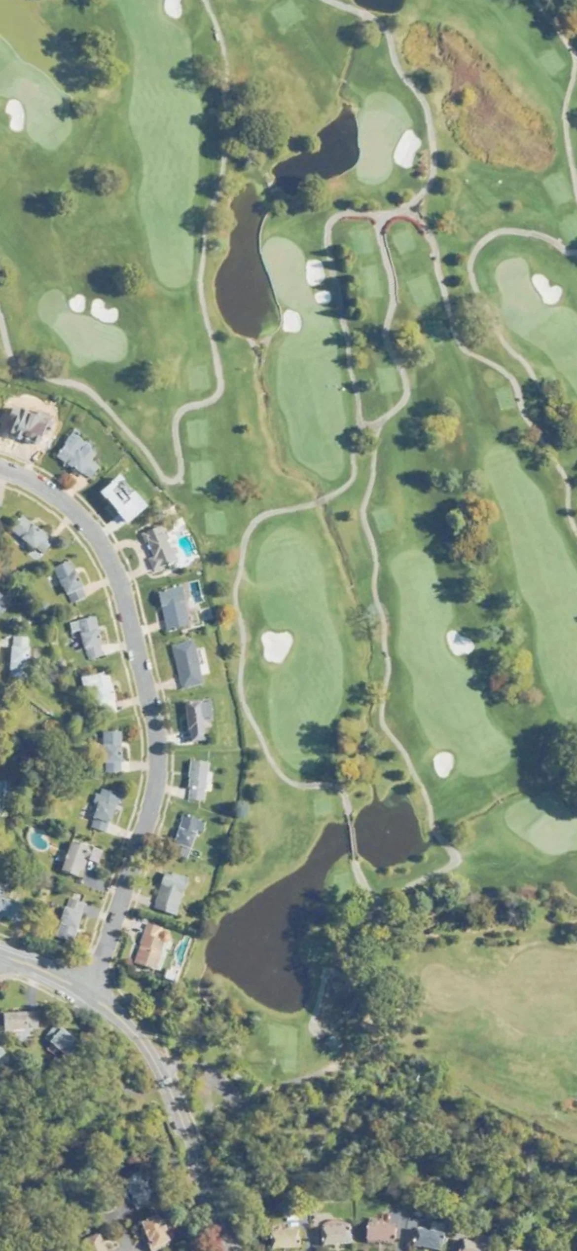 Westwood Country Club hole 8 aerial preview, par 5, 478 yards