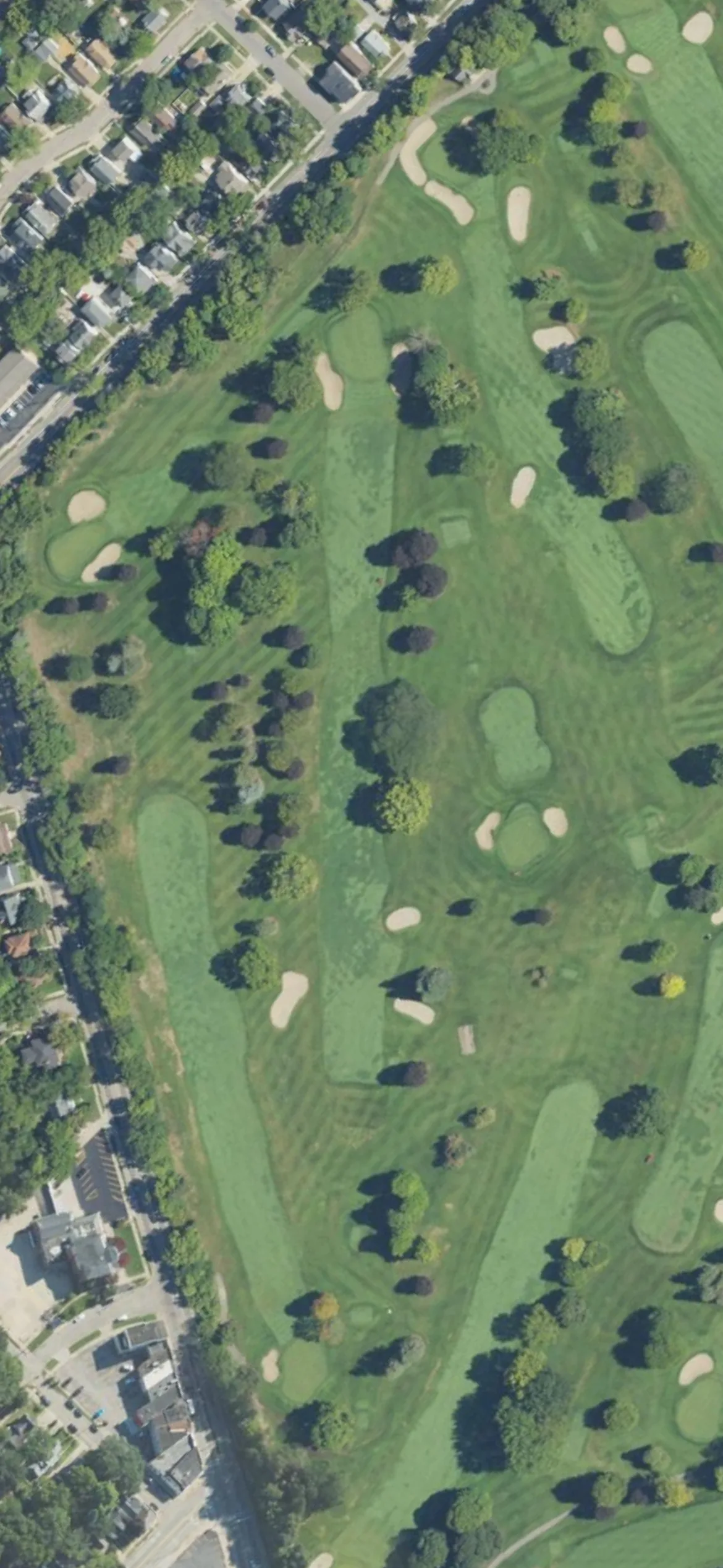 Kent Country Club hole 15 aerial preview, par 5, 549 yards